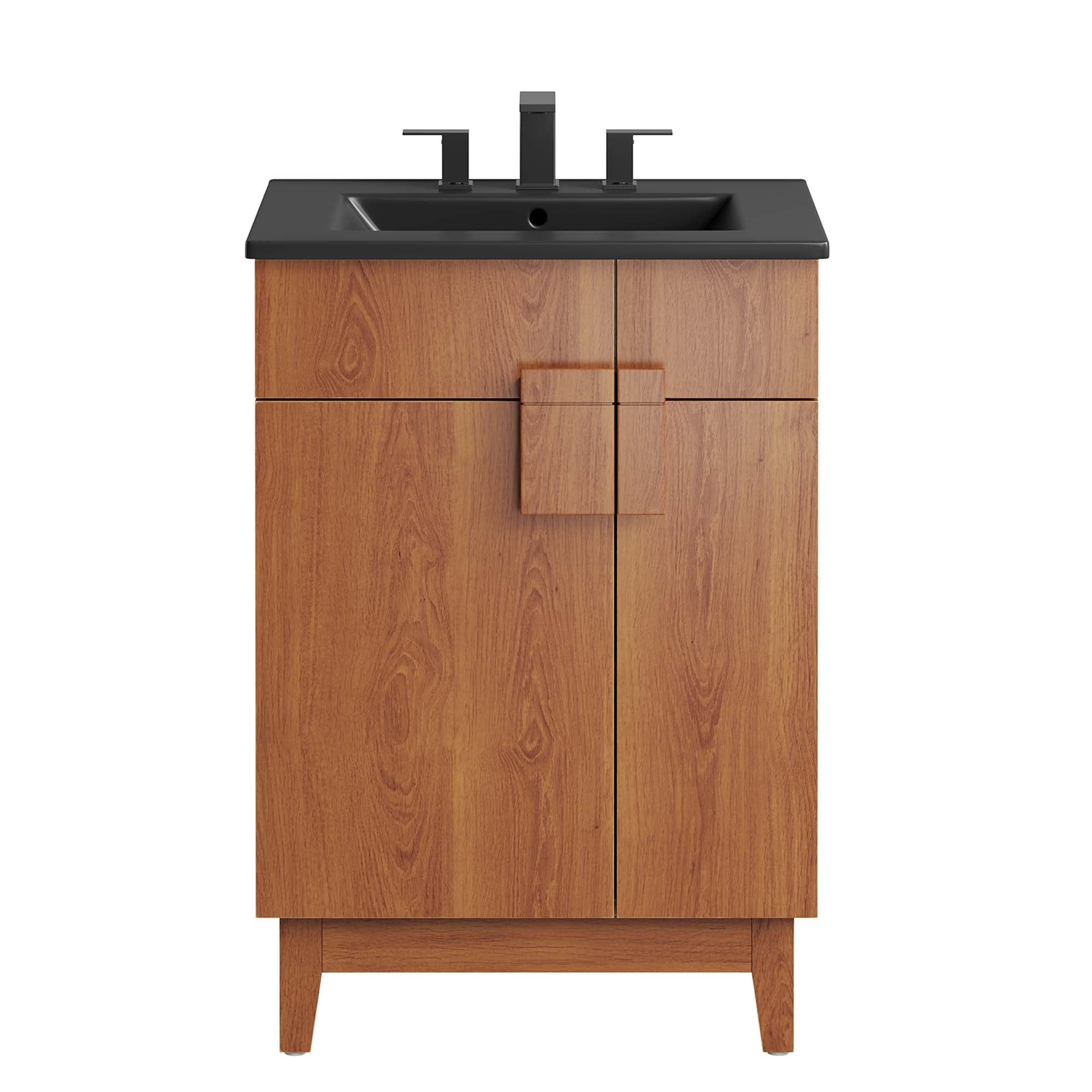 Miles 24" Bathroom Vanity, Black Walnut