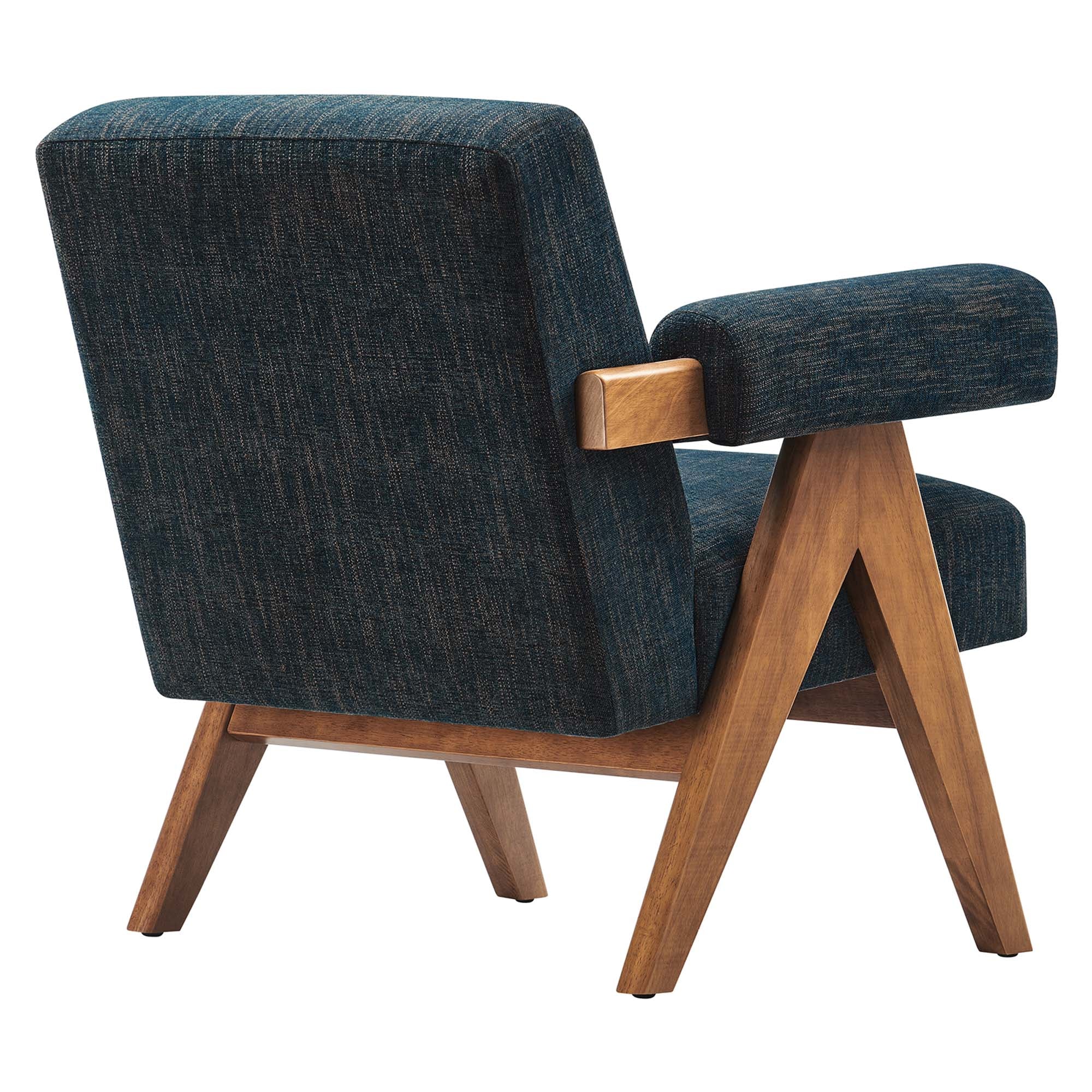 Lyra Fabric Armchair, Azure Fabric