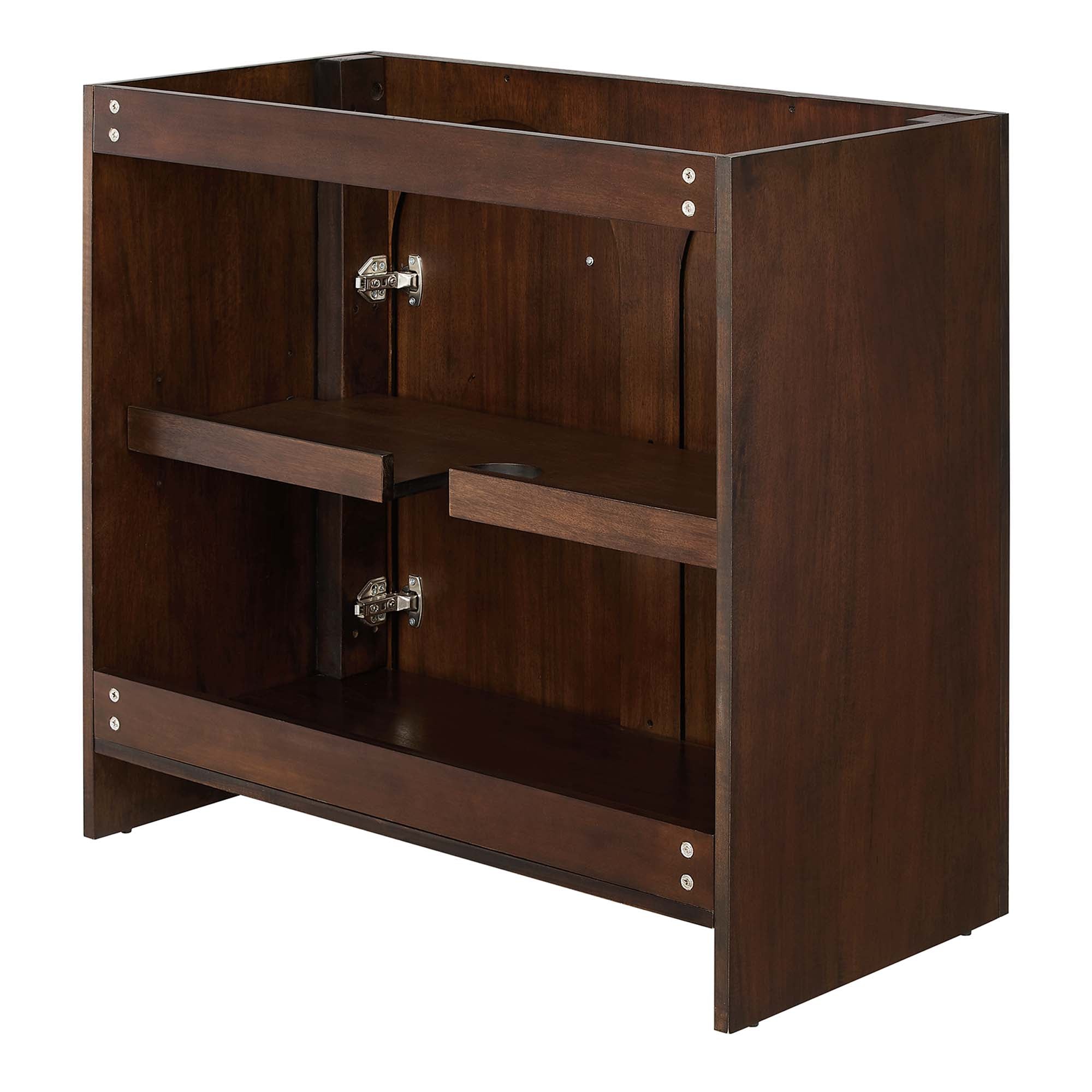Appia 36" Bathroom Vanity Cabinet (Sink Basin Not Included), Walnut