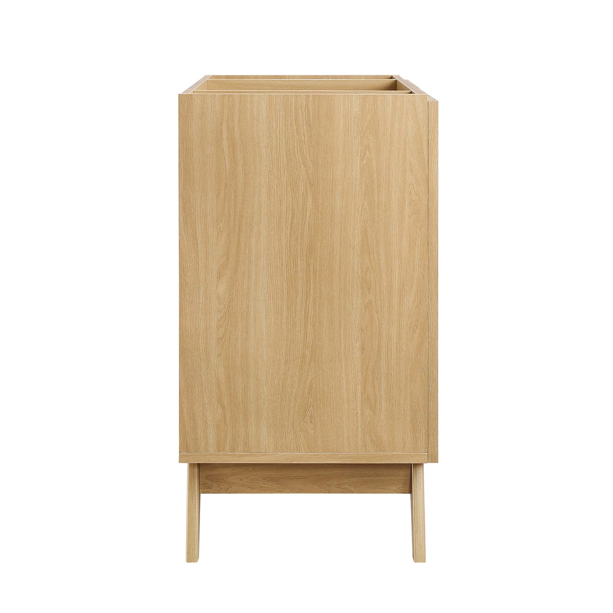 Soma 36" Bathroom Vanity Cabinet (Sink Basin Not Included), Oak