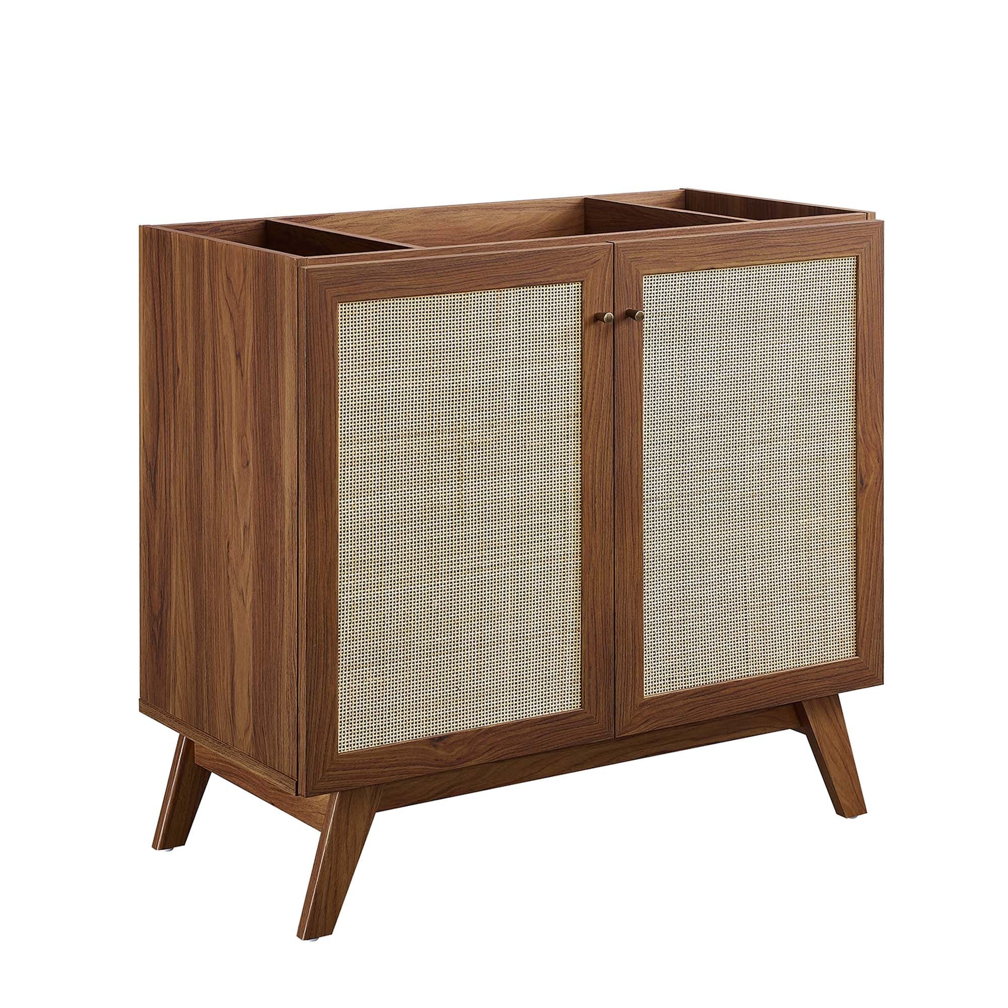 Soma 36" Bathroom Vanity Cabinet (Sink Basin Not Included), Walnut