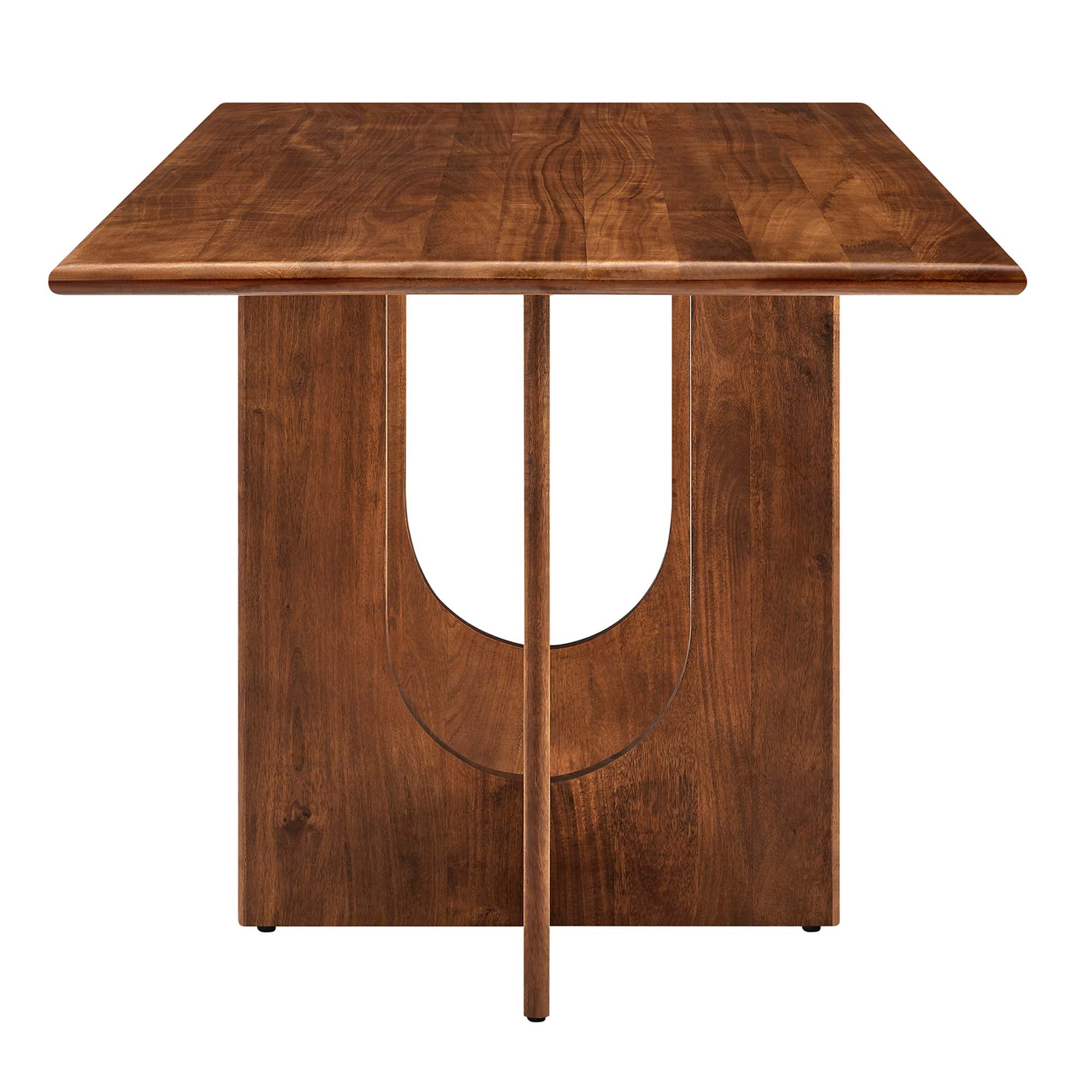 Rivian Rectangular 70" Wood Dining Table, Walnut