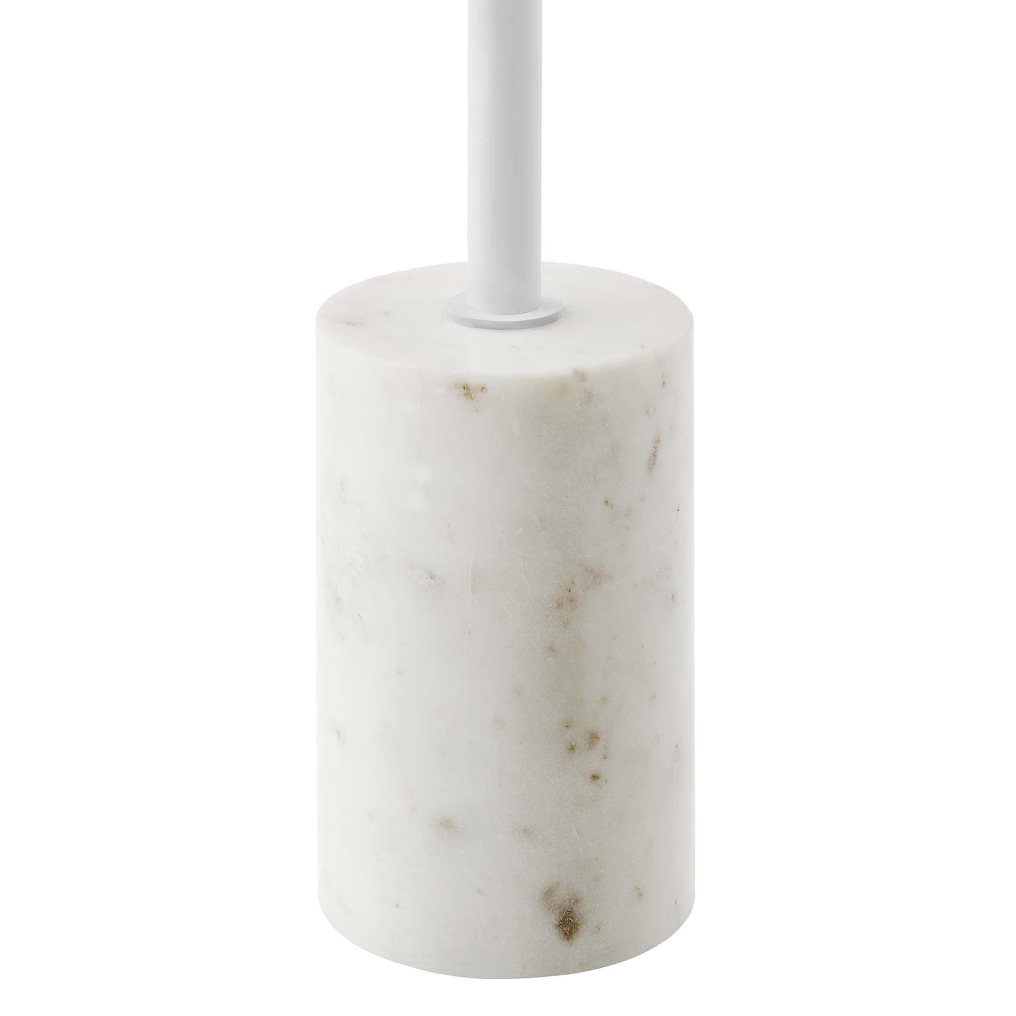 Lyric Round Side Table, White White