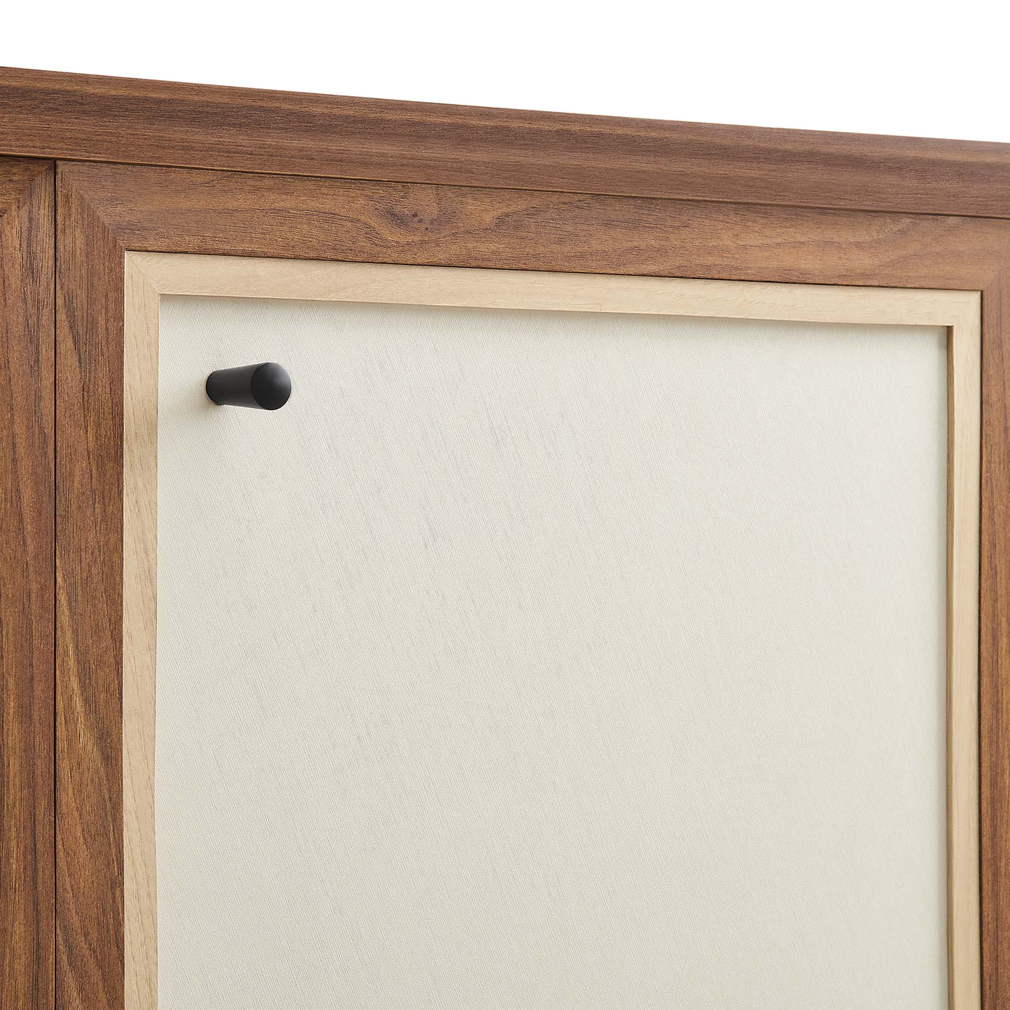 Capri 65" Wood Grain Sideboard Storage Cabinet, Walnut
