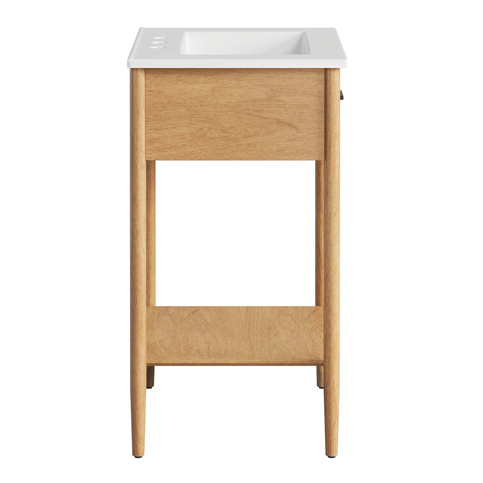 Zaire 24" Bathroom Vanity, Natural White