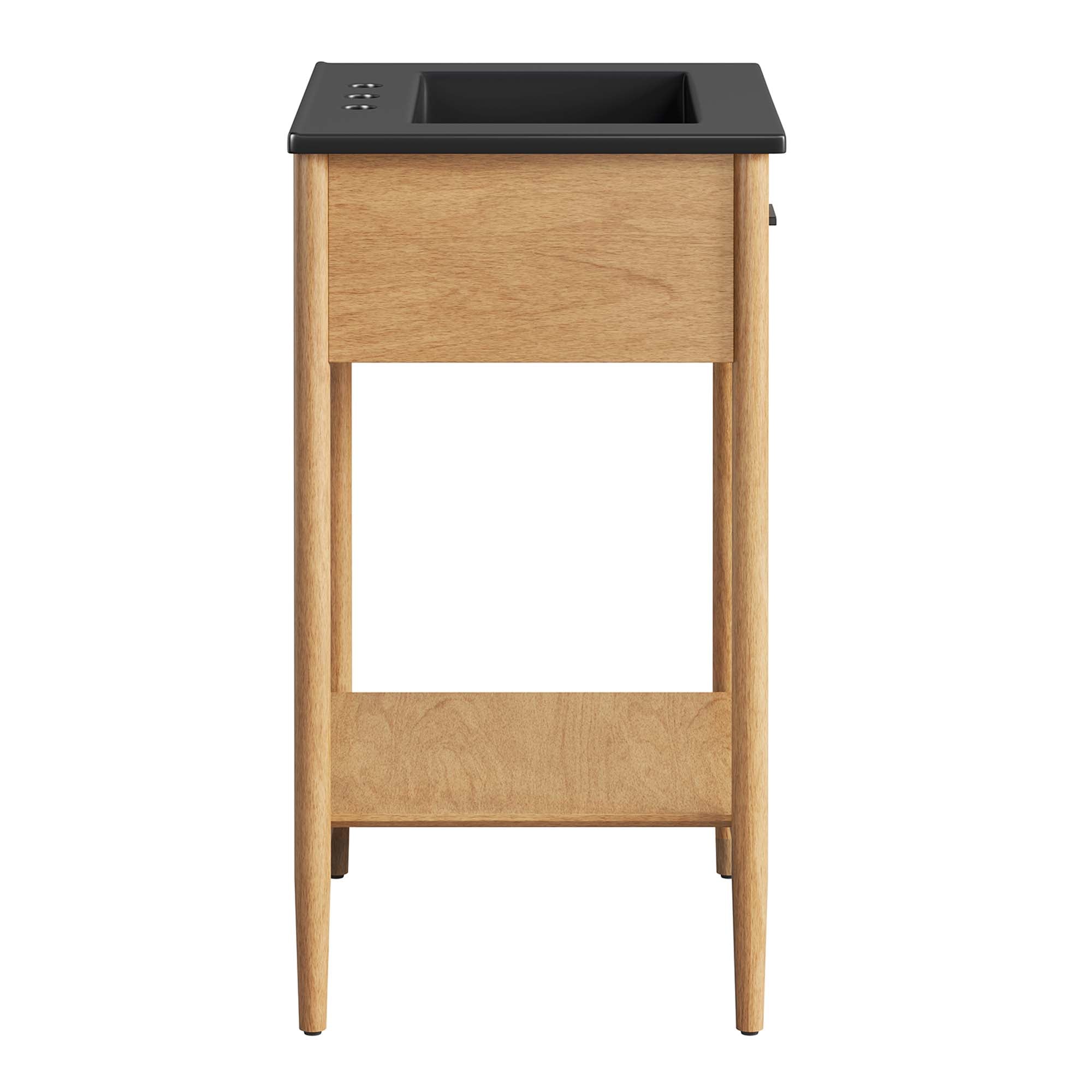 Zaire 24" Bathroom Vanity, Natural Black