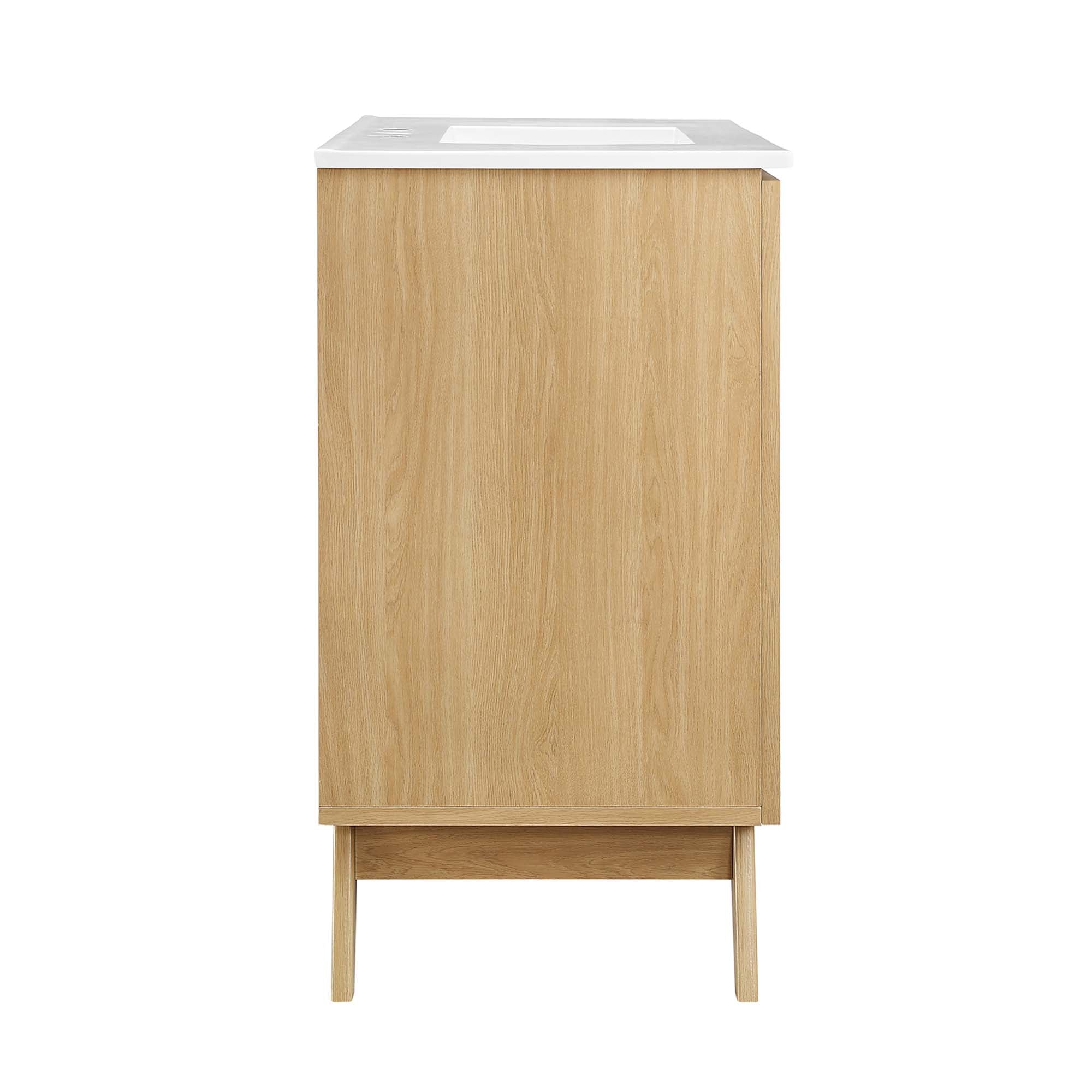 Soma 36" Bathroom Vanity, Oak White