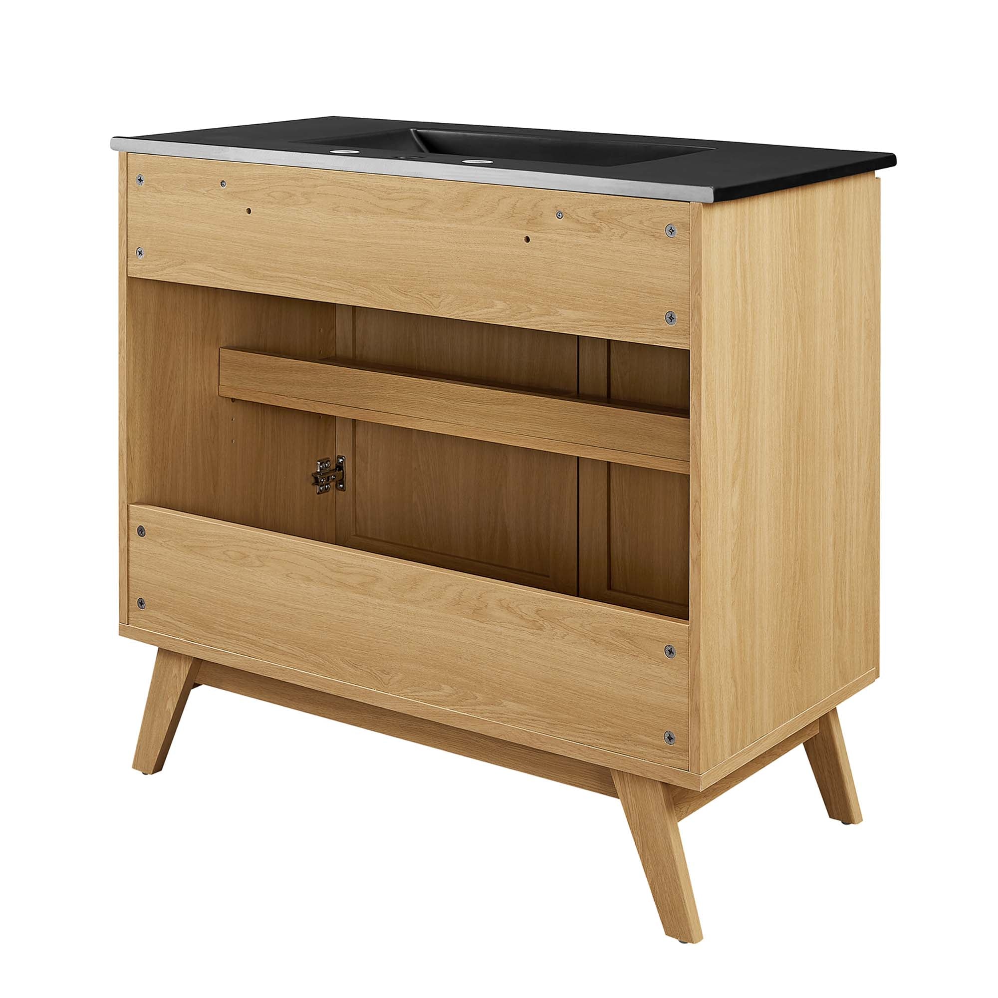 Soma 36" Bathroom Vanity, Oak Black
