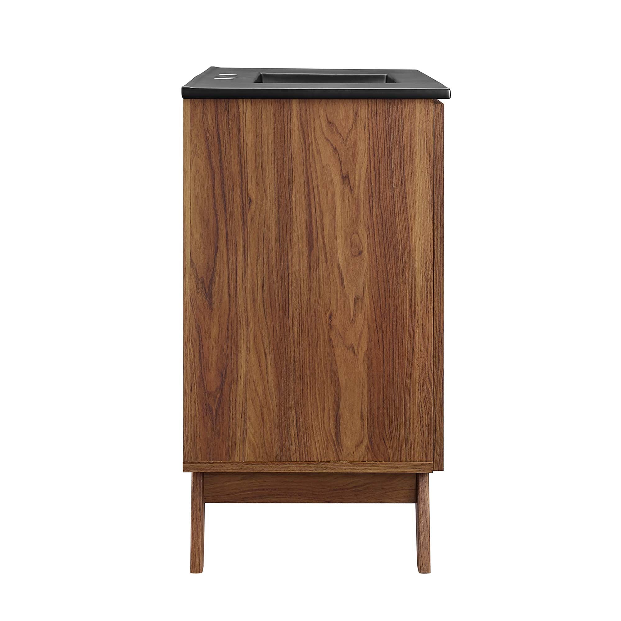 Soma 36" Bathroom Vanity, Walnut Black