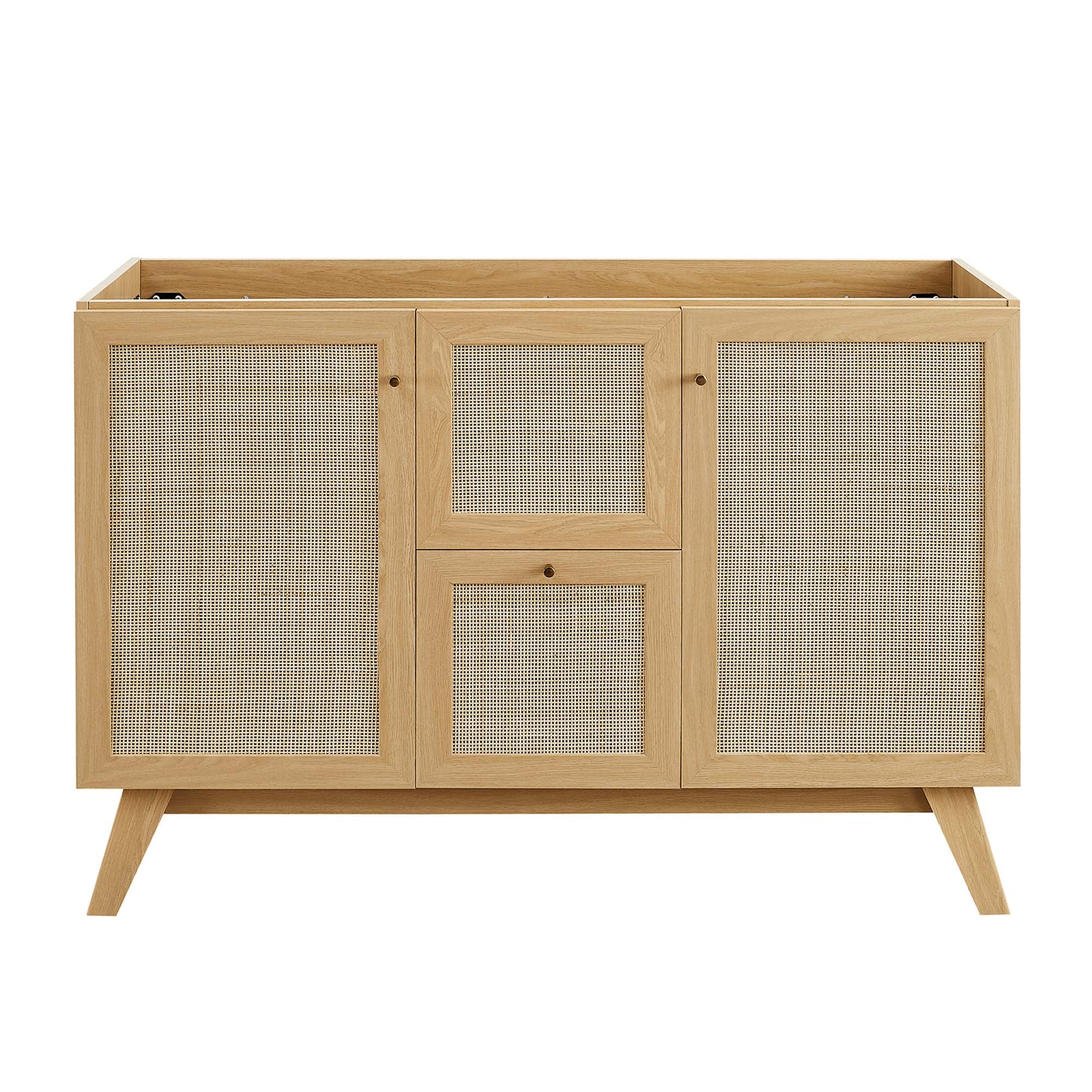 Soma 48" Single Sink Bathroom Vanity, Oak White