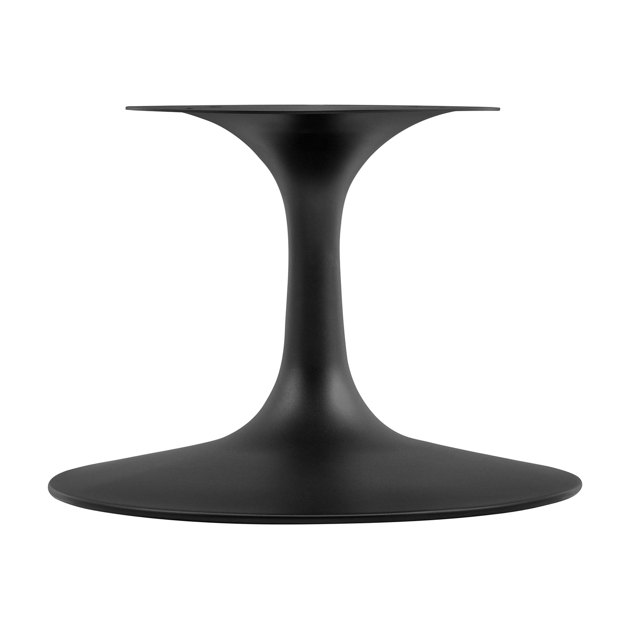 Lippa 36" Round Faux Travertine Coffee Table, Black Travertine