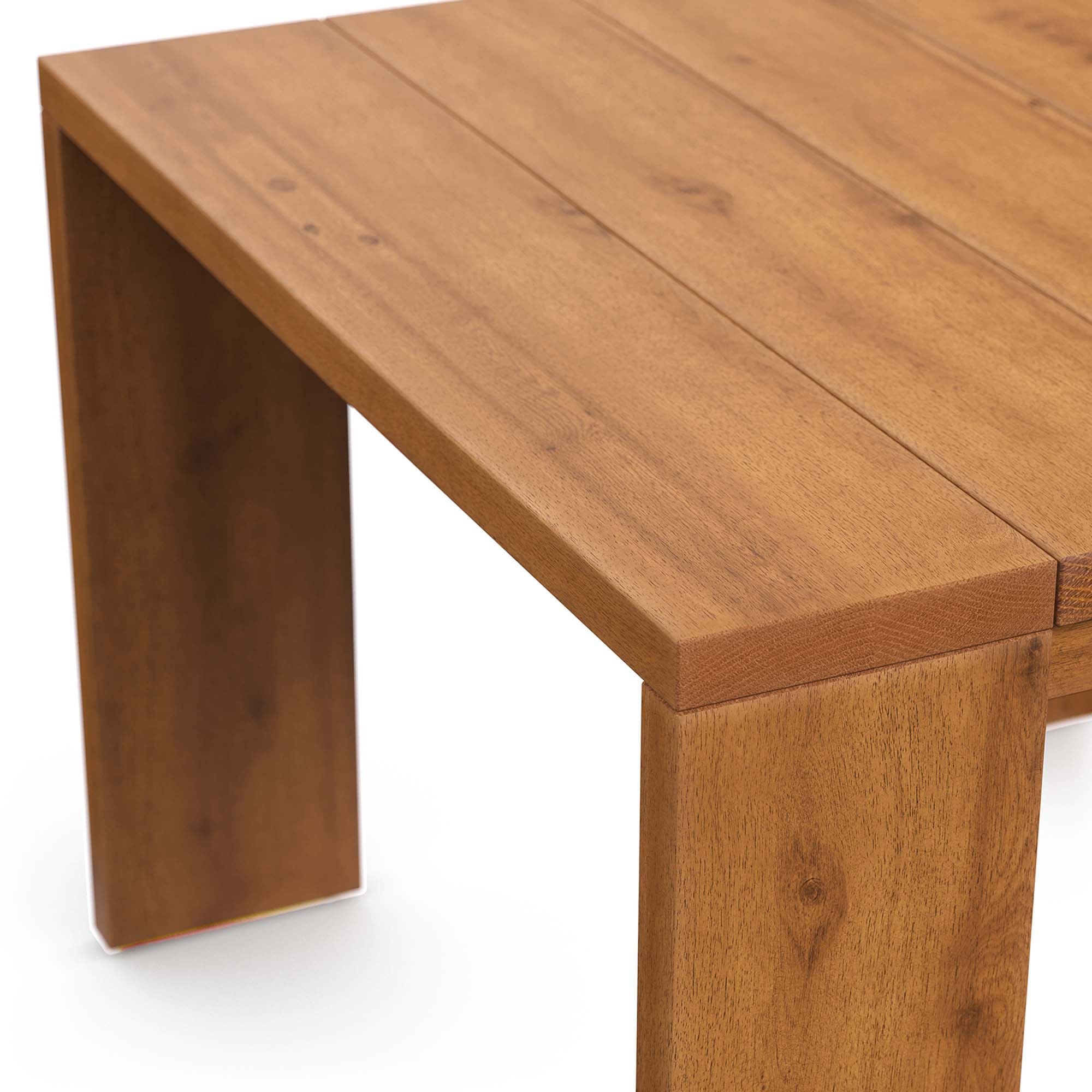 Tahoe Outdoor Patio Acacia Wood Side Table, Natural