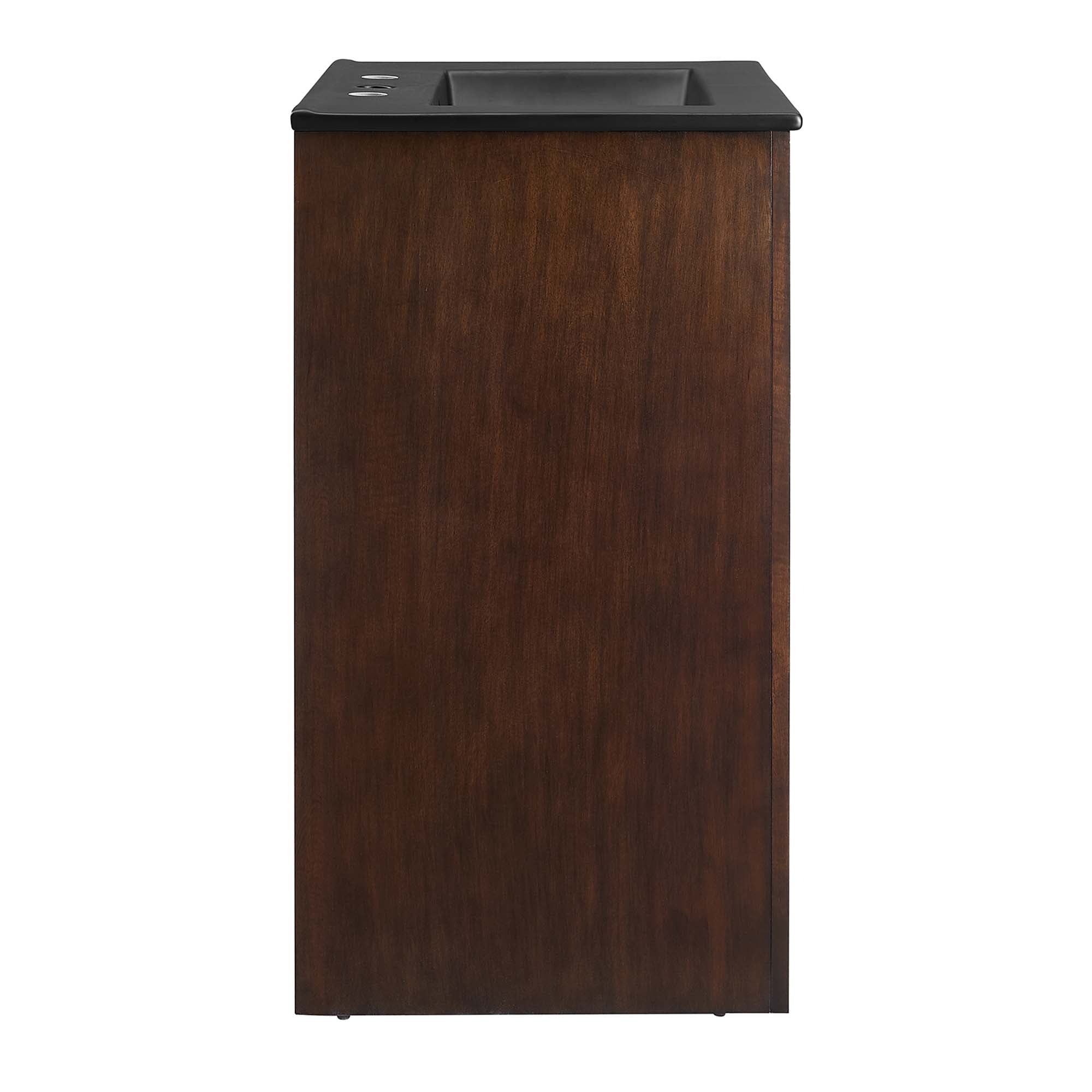 Appia 24" Bathroom Vanity, Walnut Black