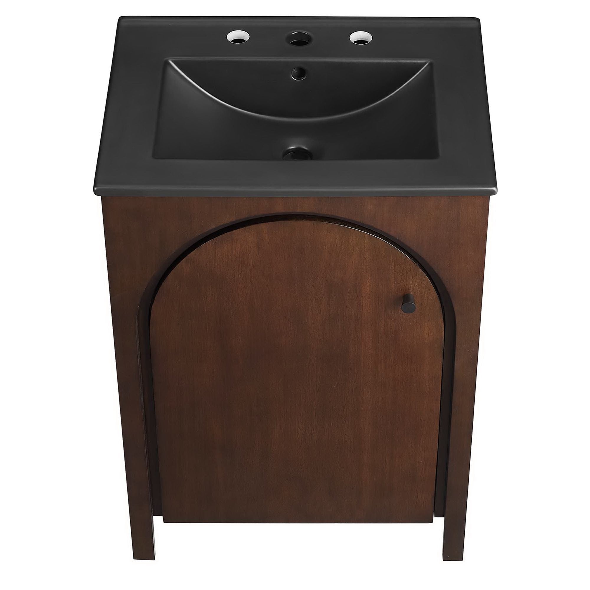 Appia 24" Bathroom Vanity, Walnut Black
