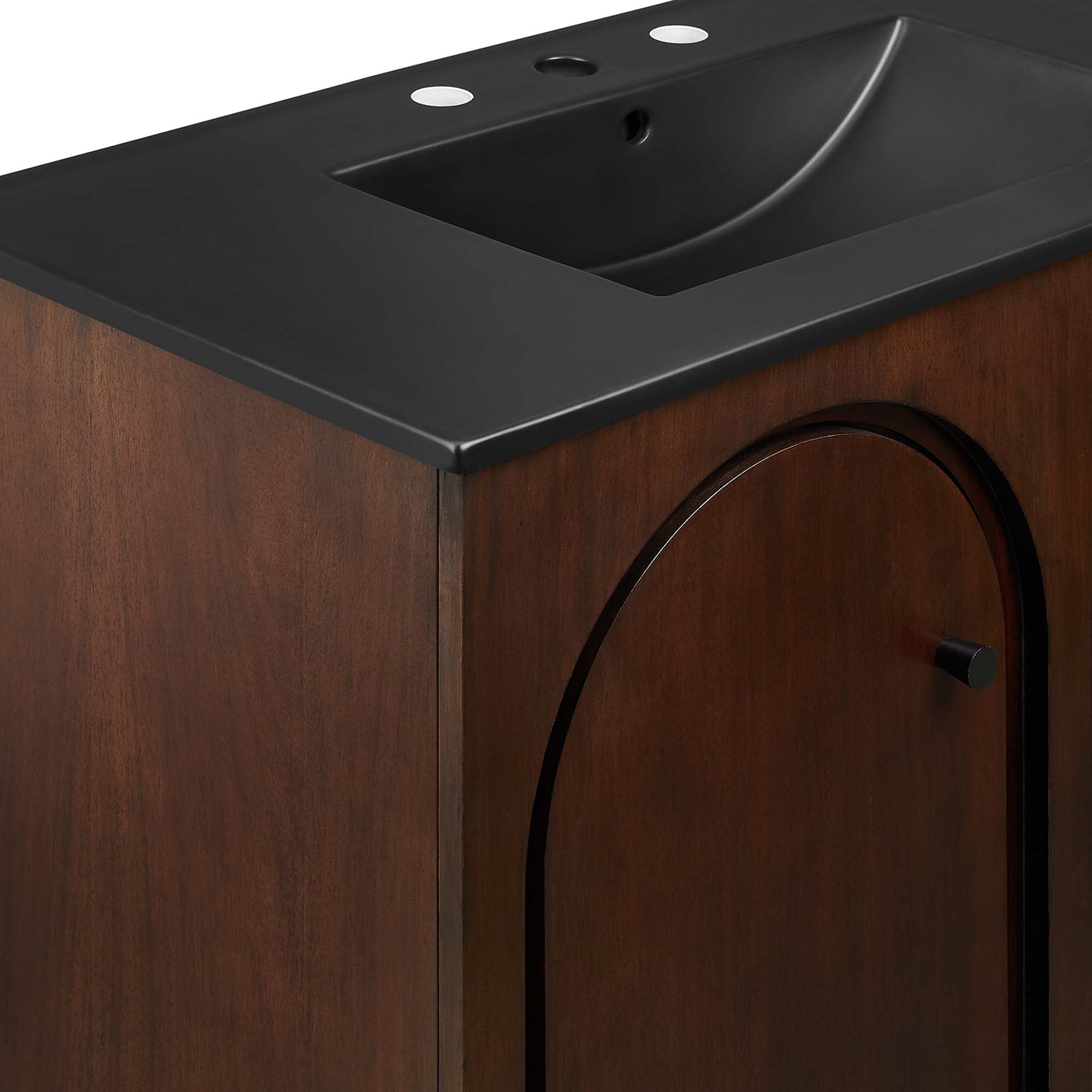 Appia 36" Bathroom Vanity, Walnut Black