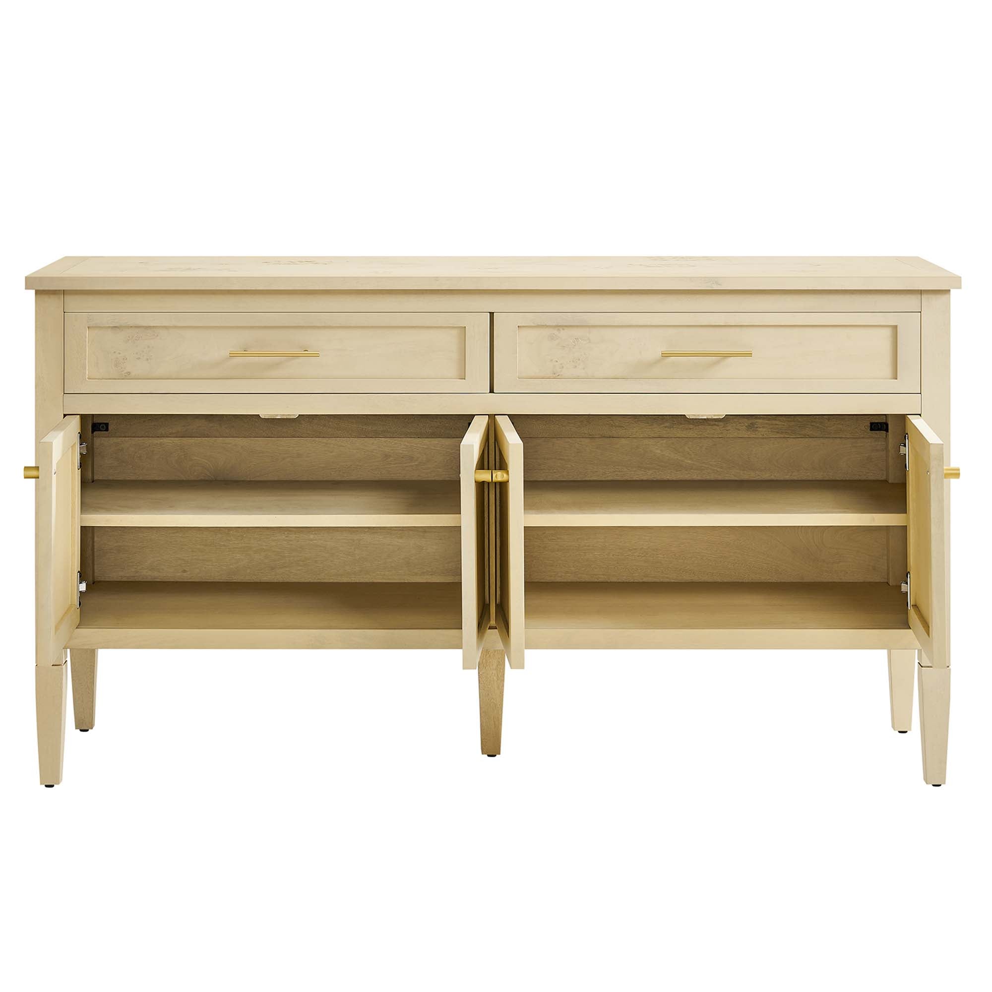 Elysian 62" Wood Sideboard, Bleached Burl