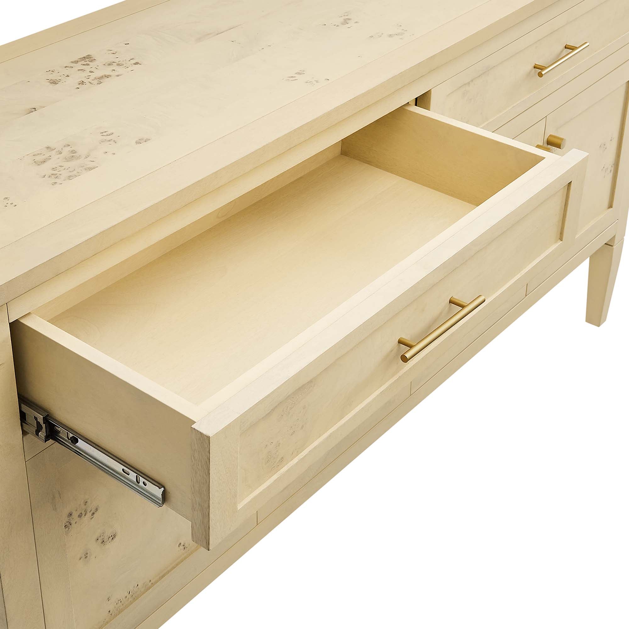 Elysian 62" Wood Sideboard, Bleached Burl
