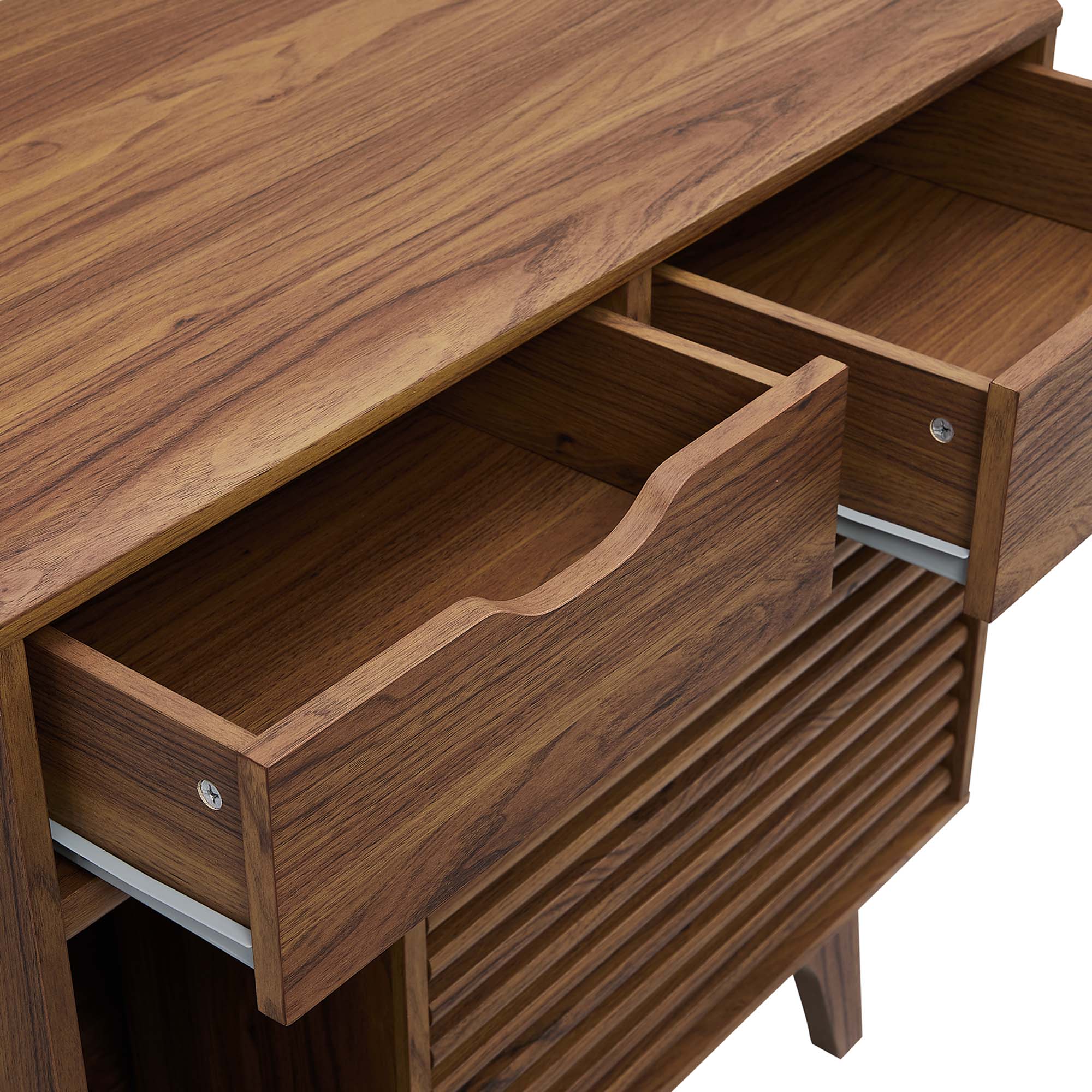 Render Cat Cabinet, Walnut