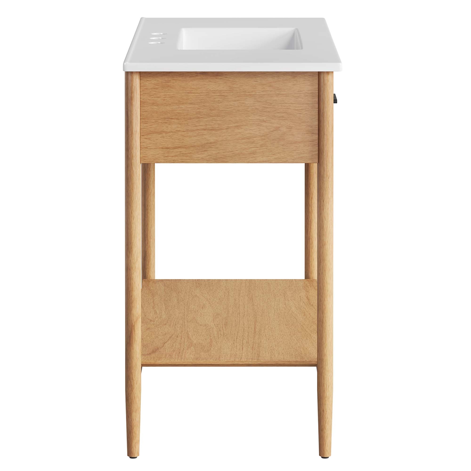 Zaire 36" Bathroom Vanity, Natural White