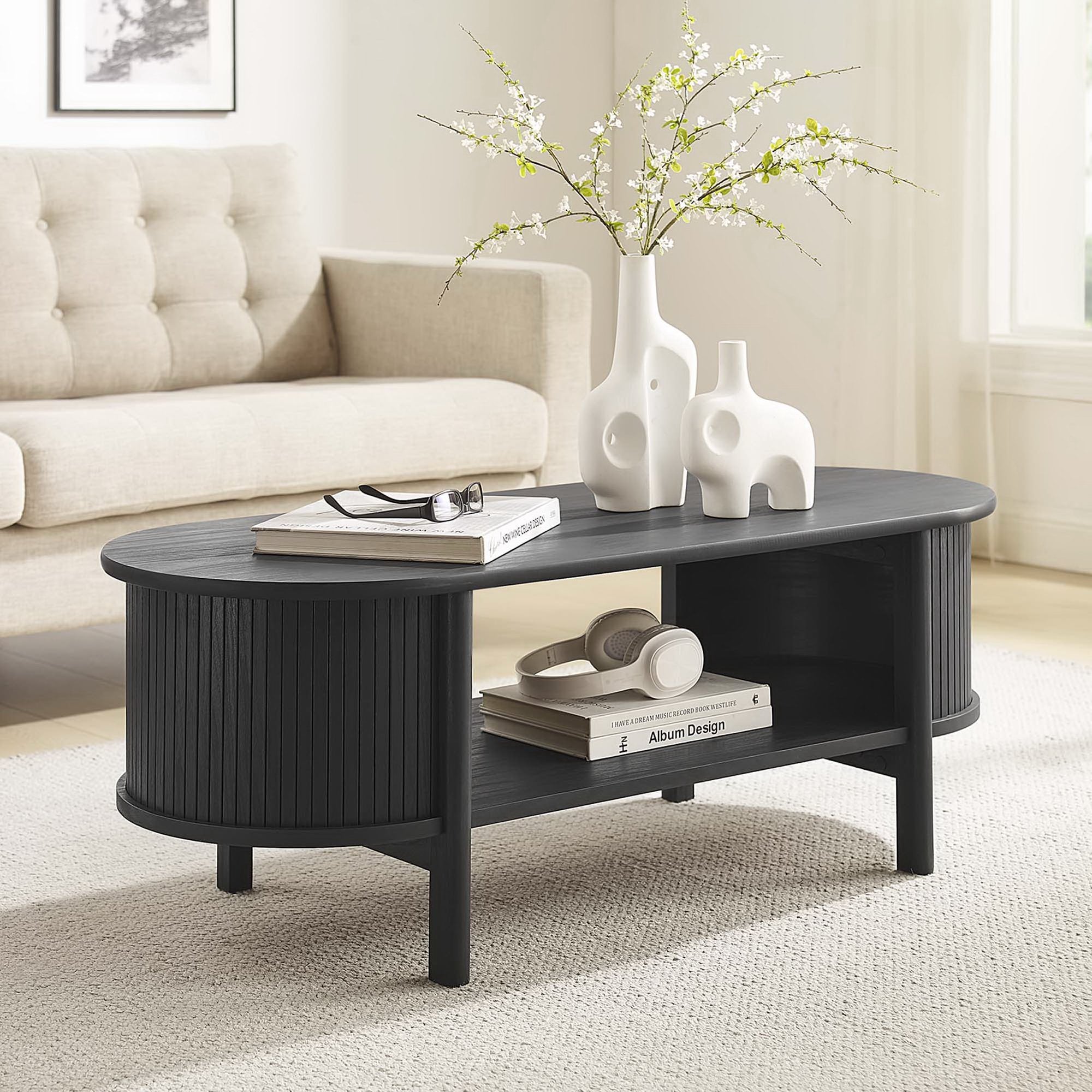 Cadence Coffee Table, Black