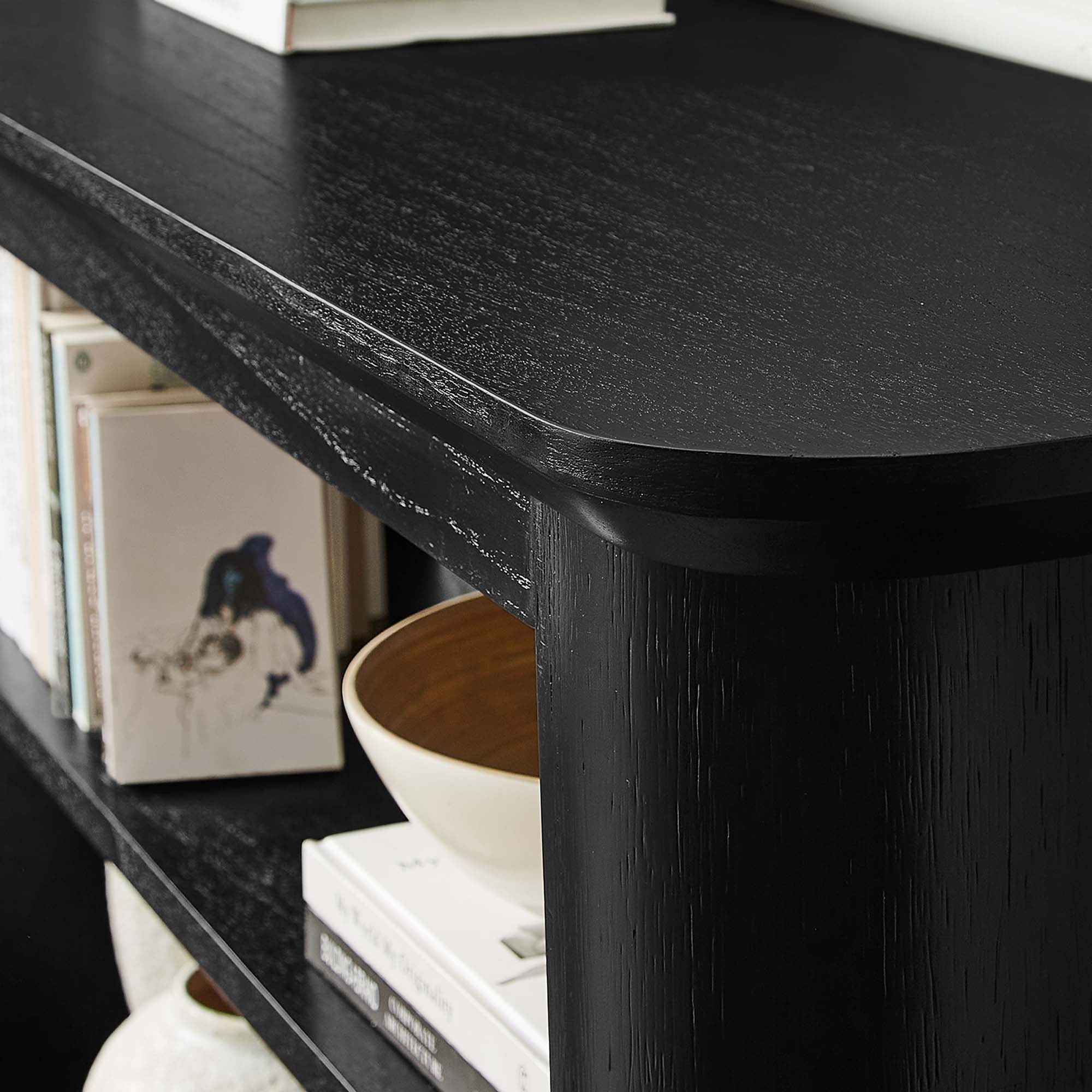 Calix 57" Console Table, Black