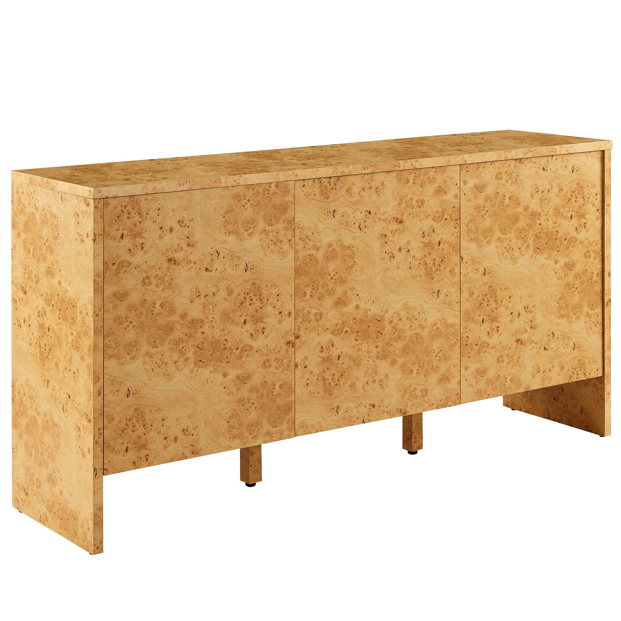 Hudson 60" Burl Wood Sideboard, Natural