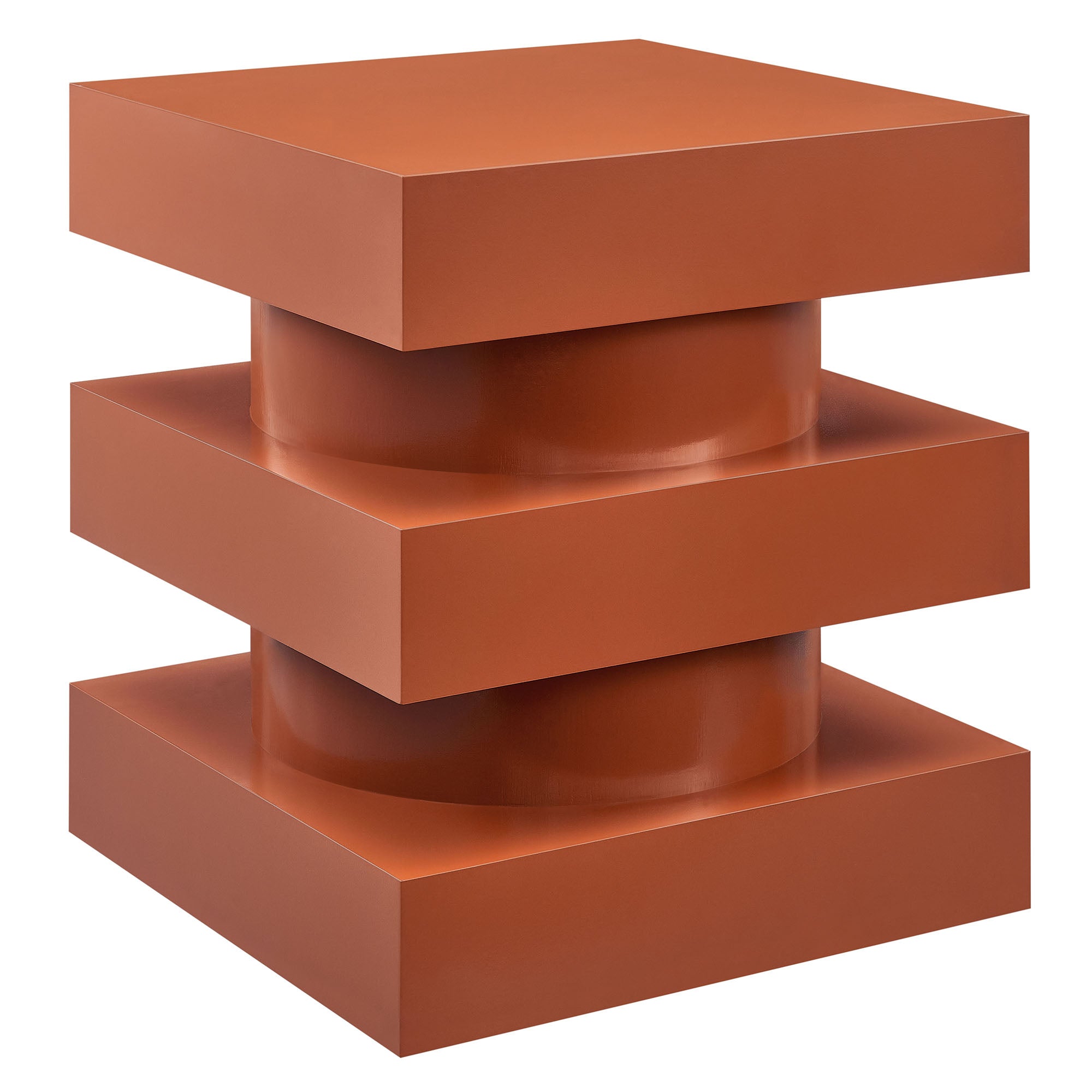 Perpetuate Totem End Table, Cayenne
