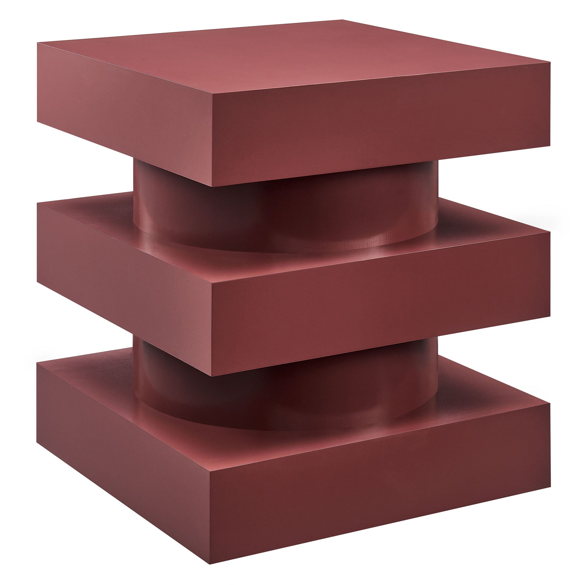 Perpetuate Totem End Table, Spiced Apple