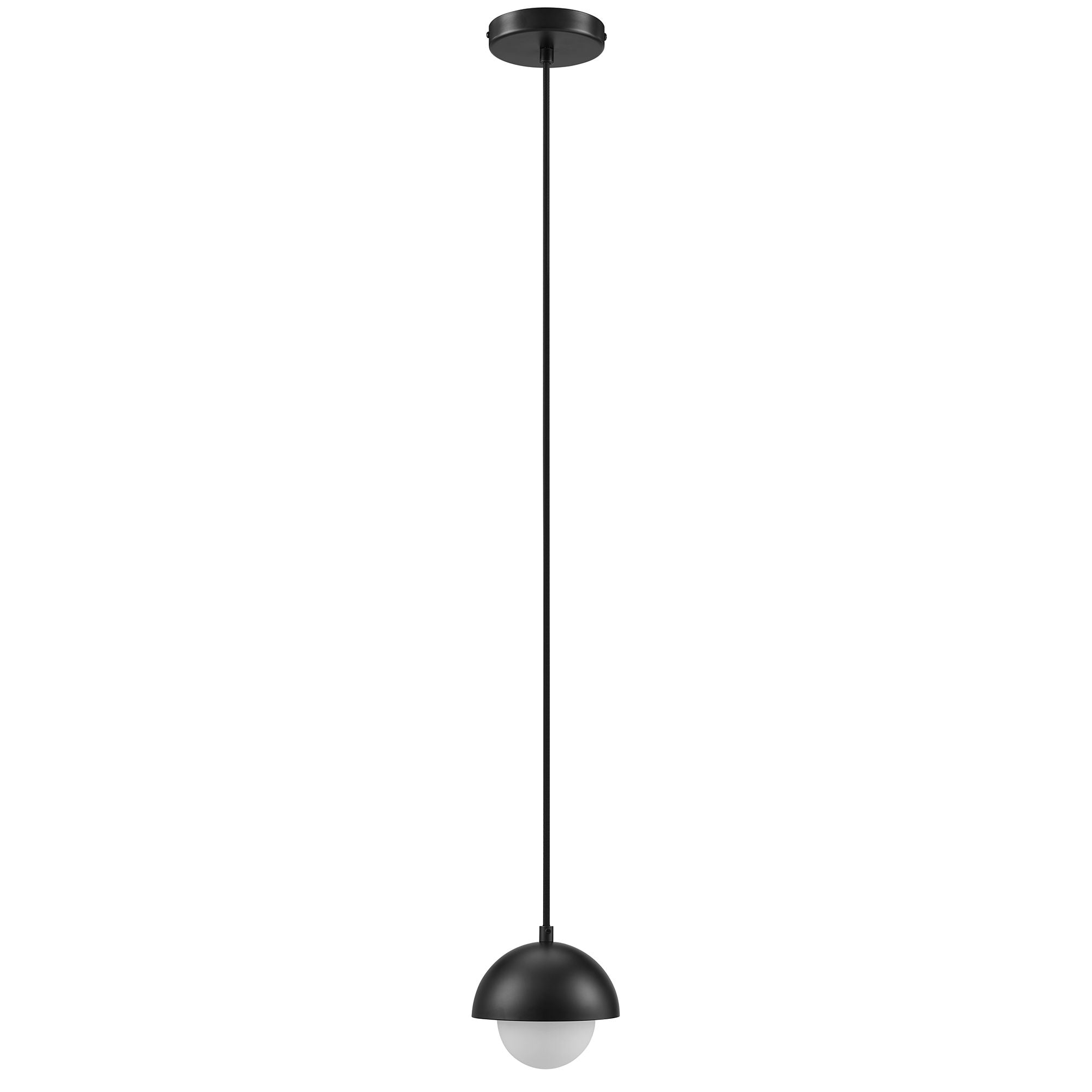 Eclipse Globe Pendant Light, Black