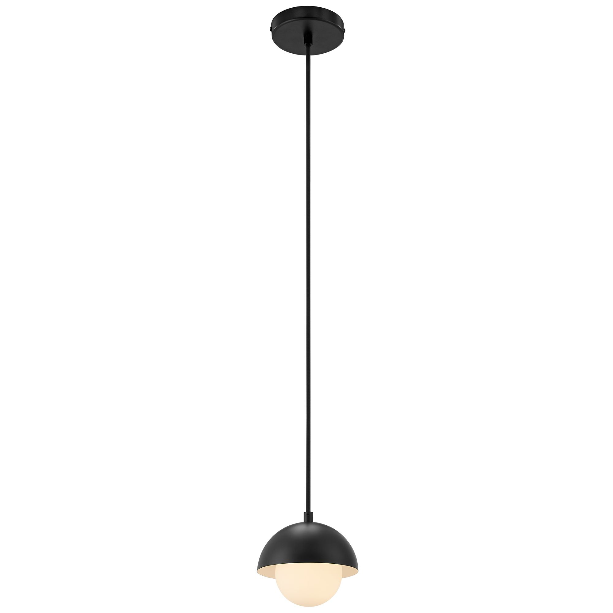 Eclipse Globe Pendant Light, Black