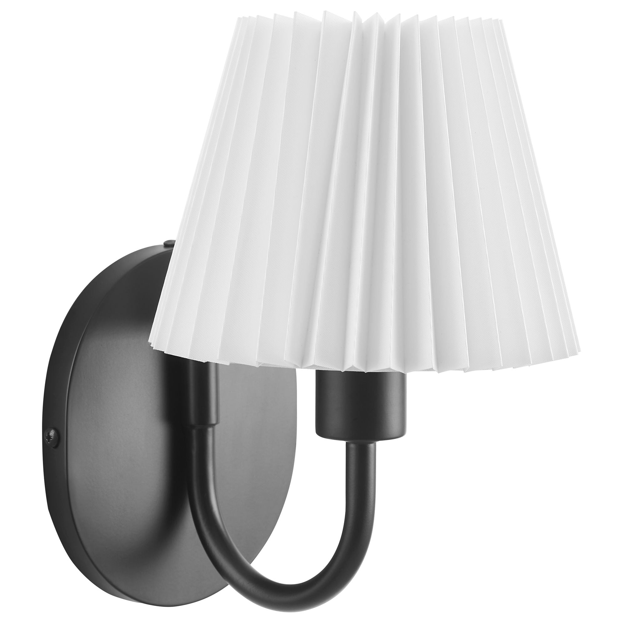 Wave Wall Sconce, Black