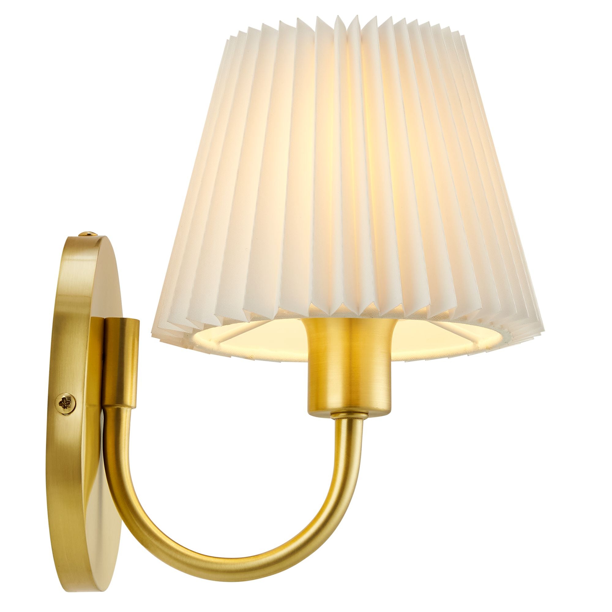 Wave Wall Sconce, Brass