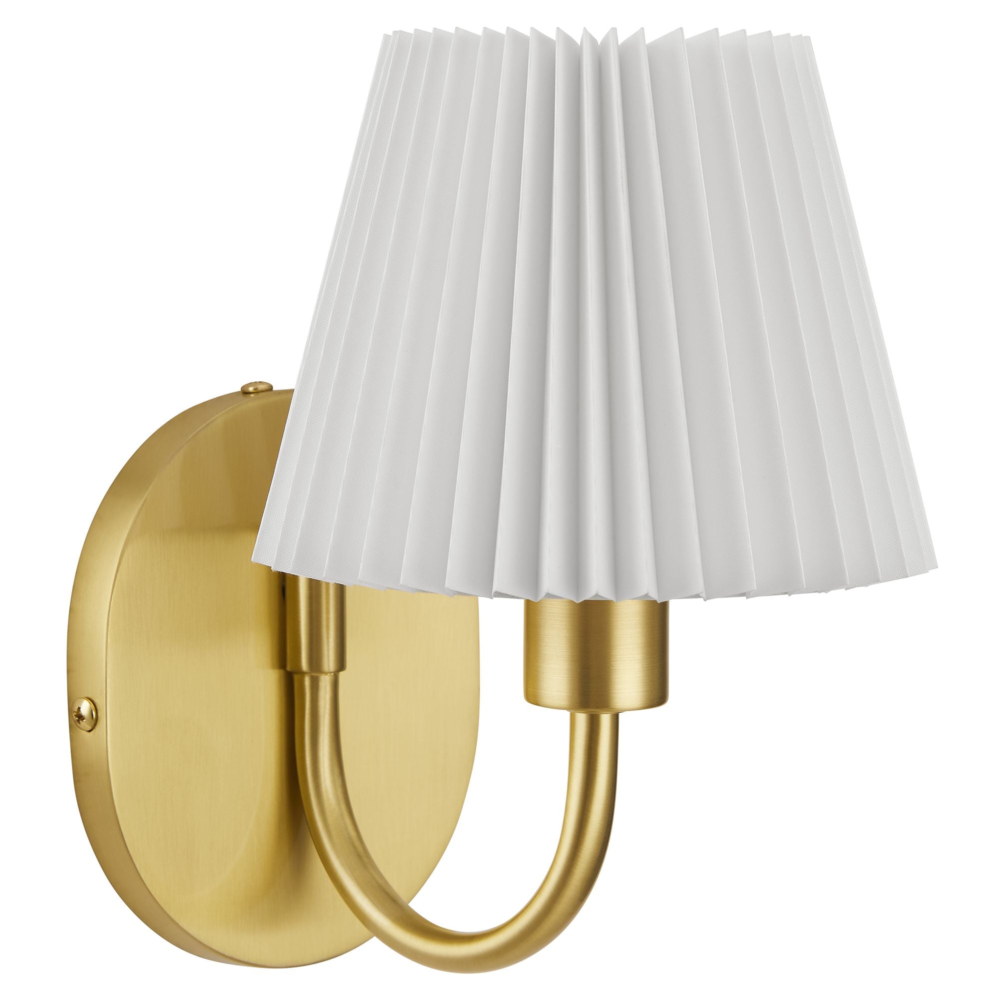 Wave Wall Sconce, Brass