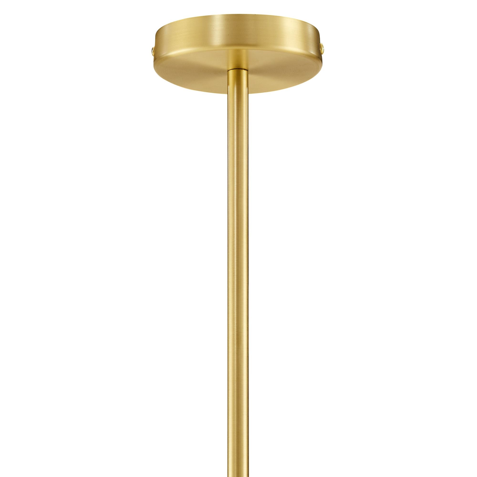 Wave Squiggle 4-Arm Pendant Light, Brass