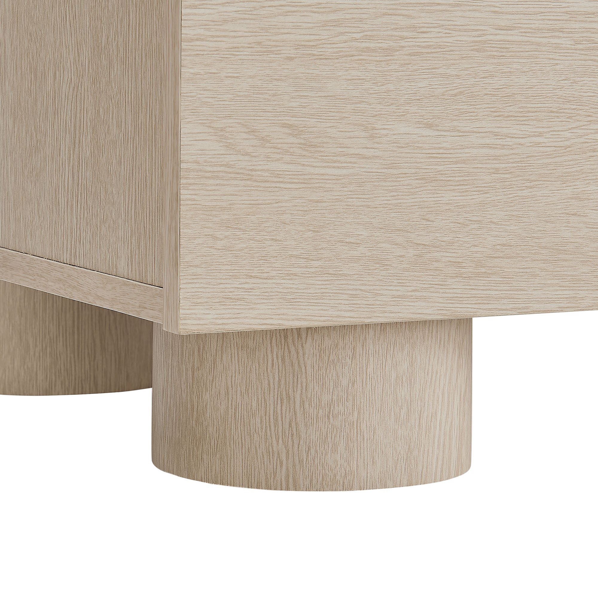 Sonnet 57" Sideboard Storage Cabinet, Ash