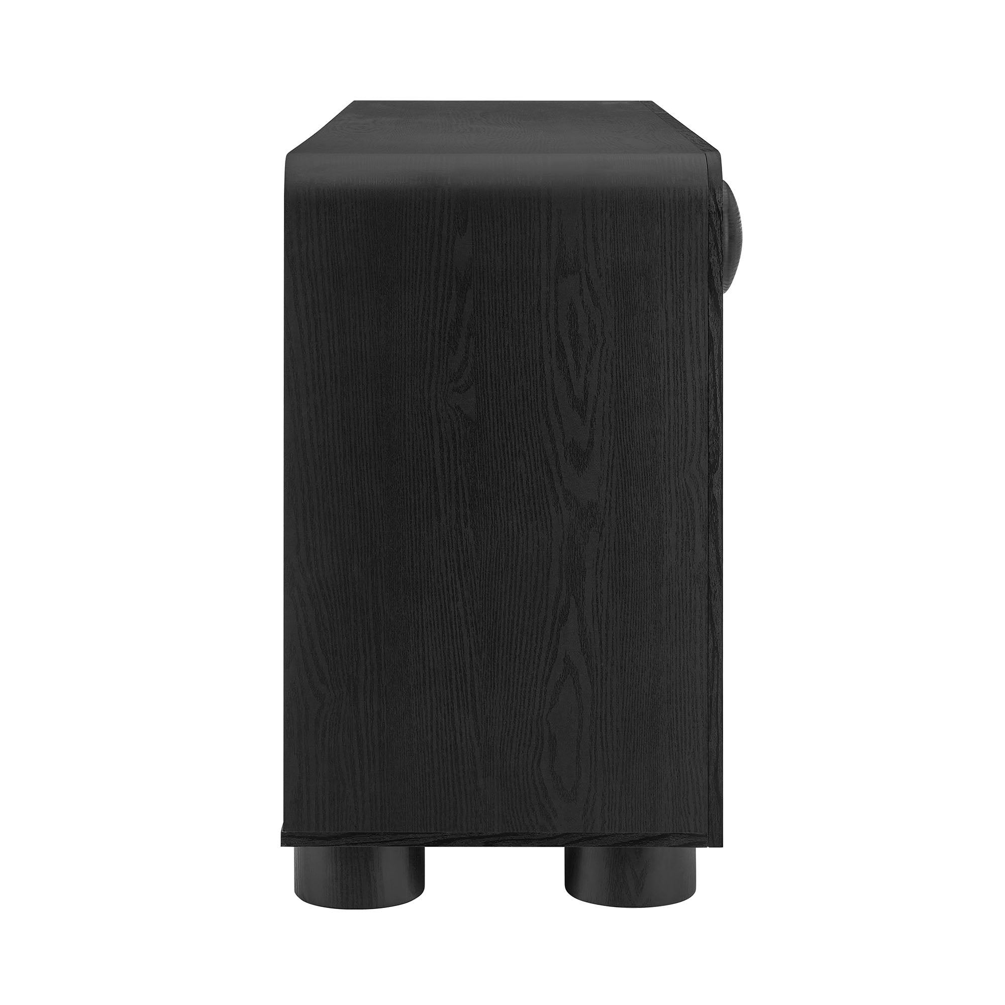 Sonnet 57" Sideboard Storage Cabinet, Black