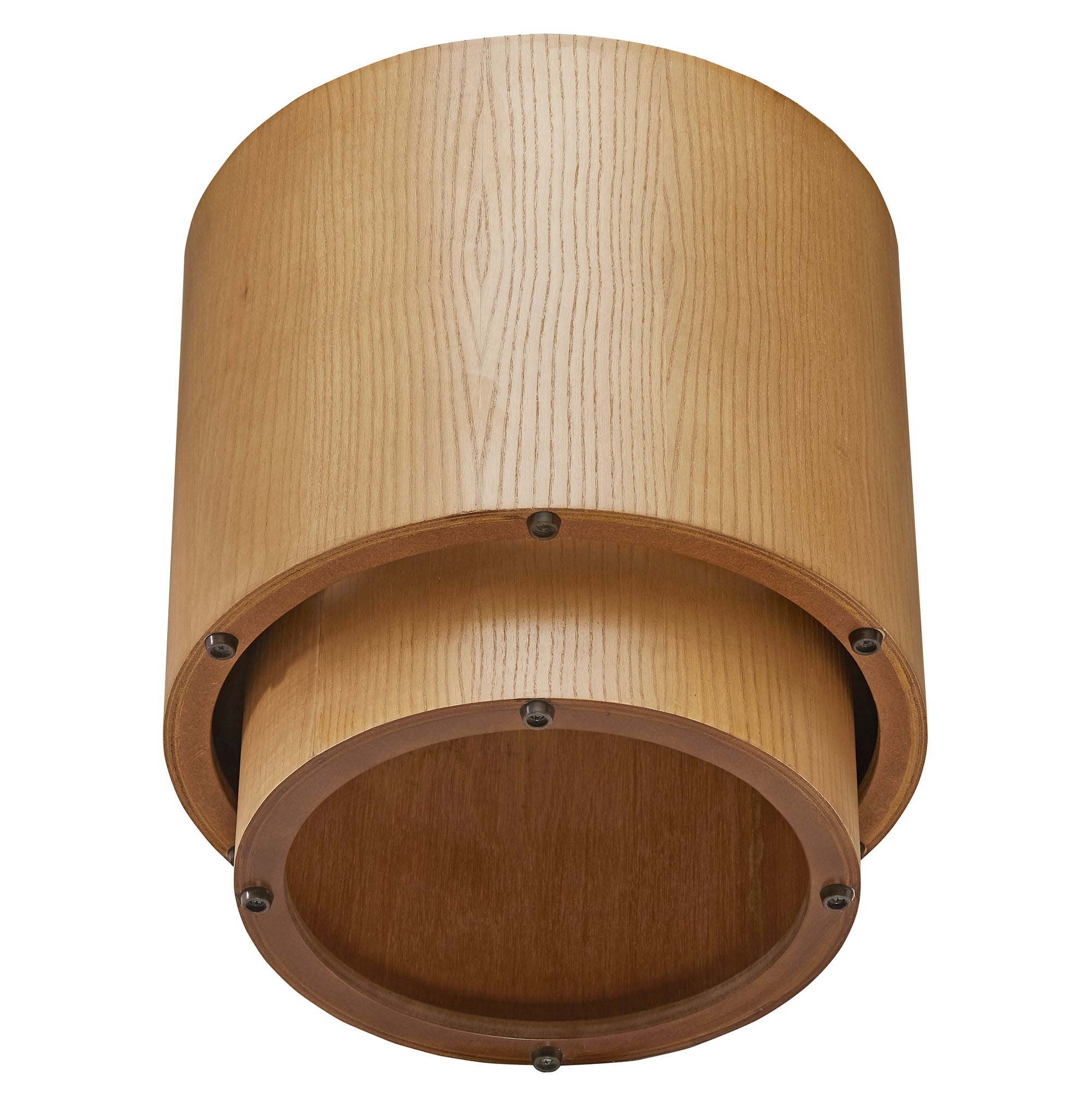 Amani Round Nesting Coffee Tables Set of 2, Natural