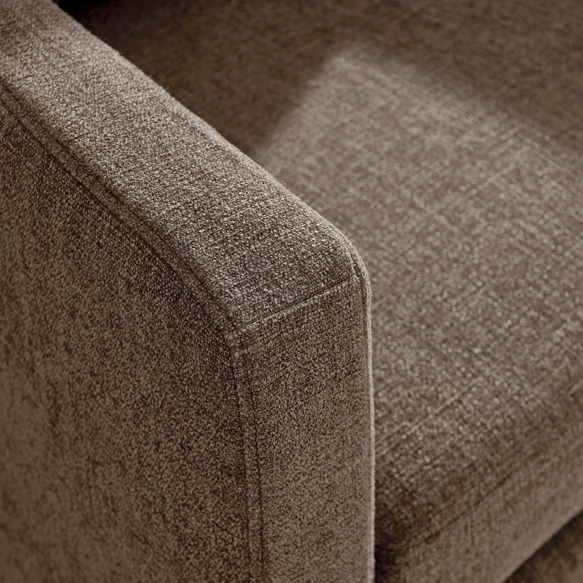 Serene Fabric Slipcovered Swivel Armchair, Mocha