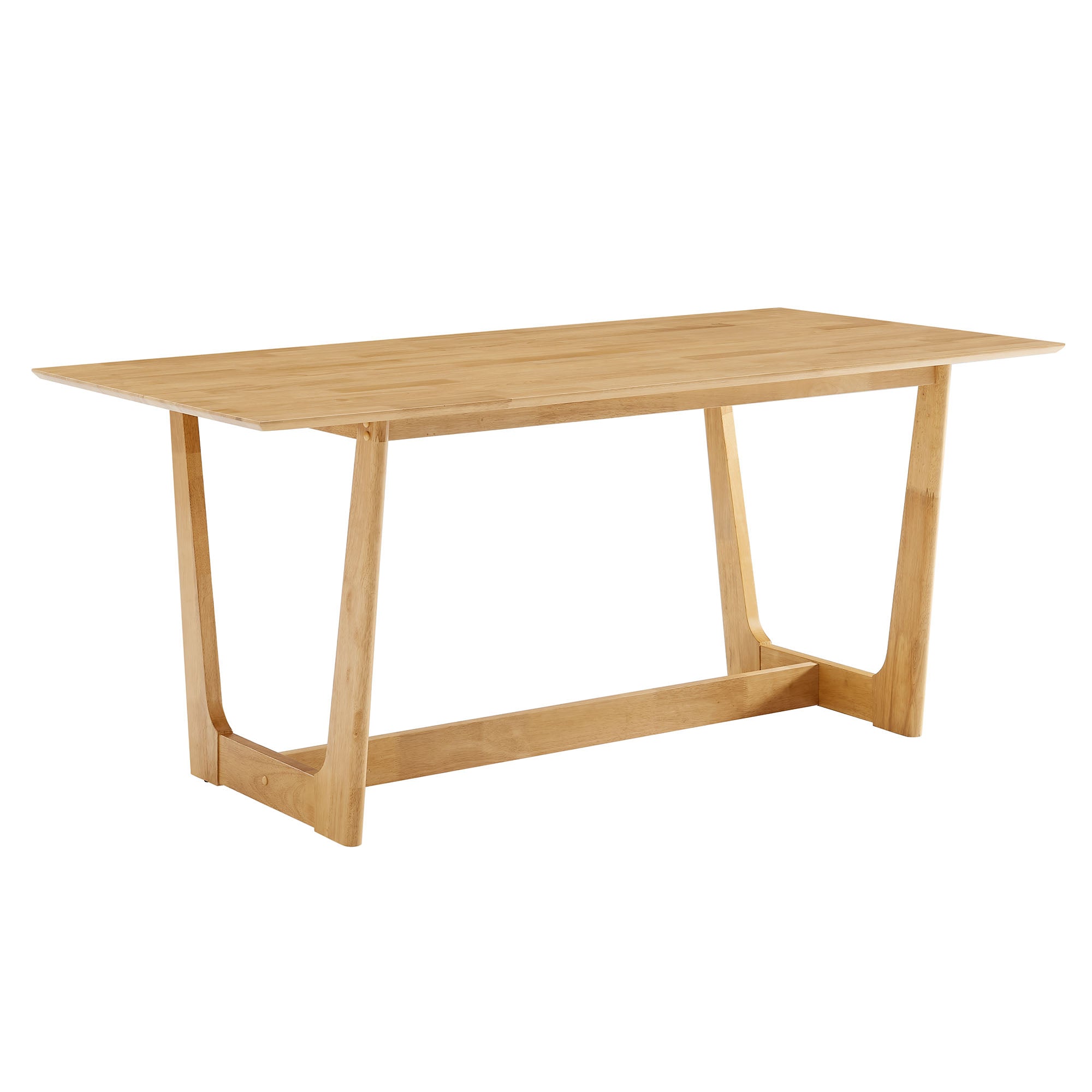 Solara 71" Rectangle Wood Dining Table, Natural