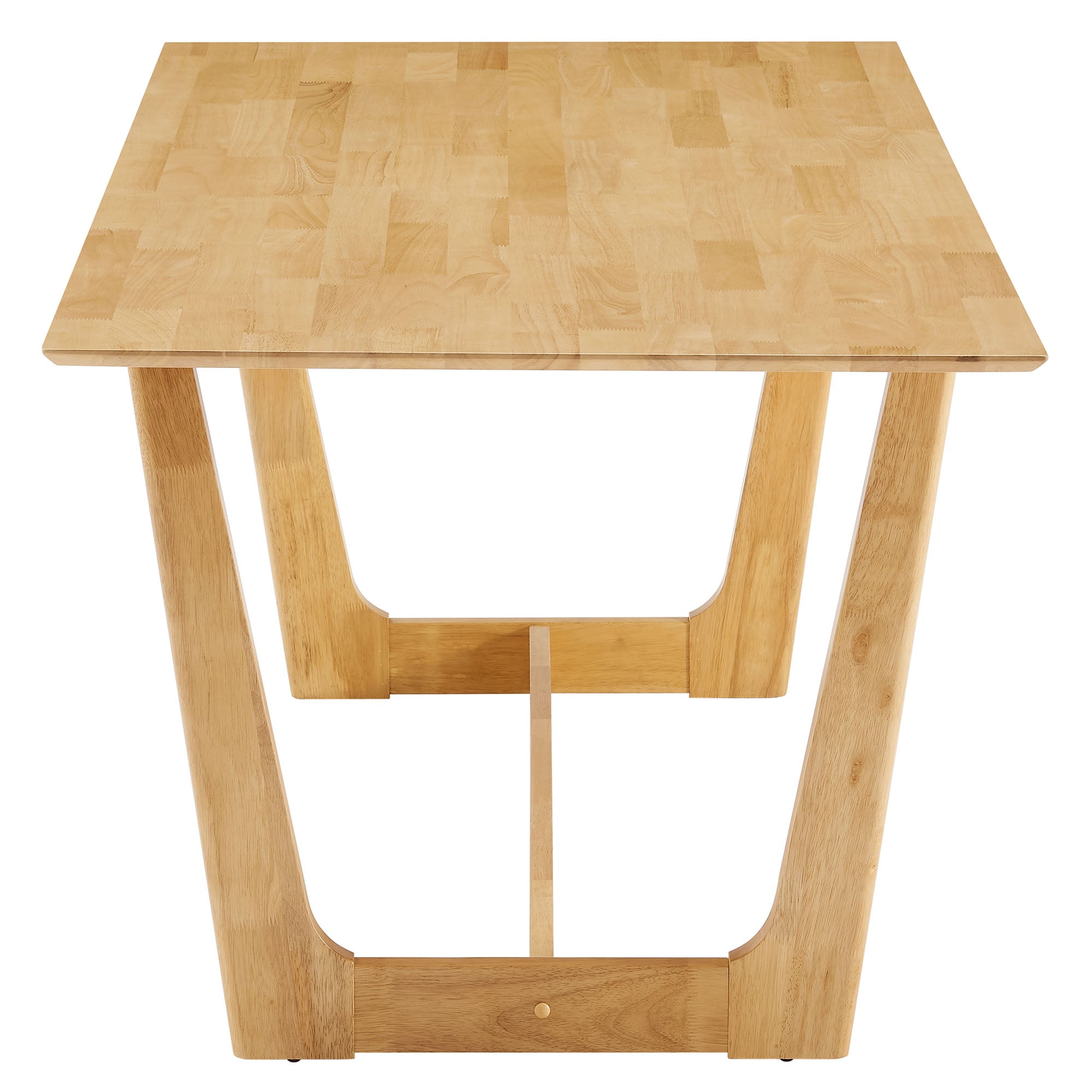 Solara 71" Rectangle Wood Dining Table, Natural