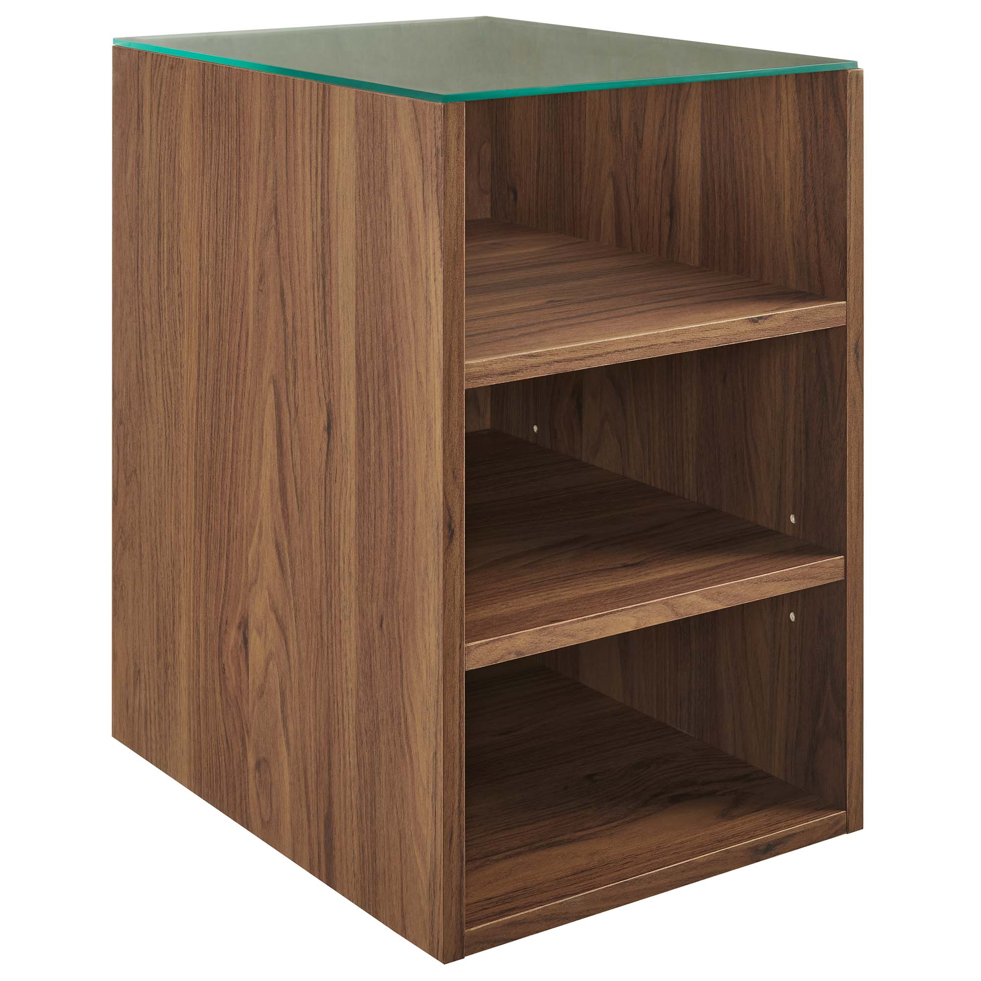 Render 62" Wall-Mount Double Sink Bathroom Vanity, Walnut White
