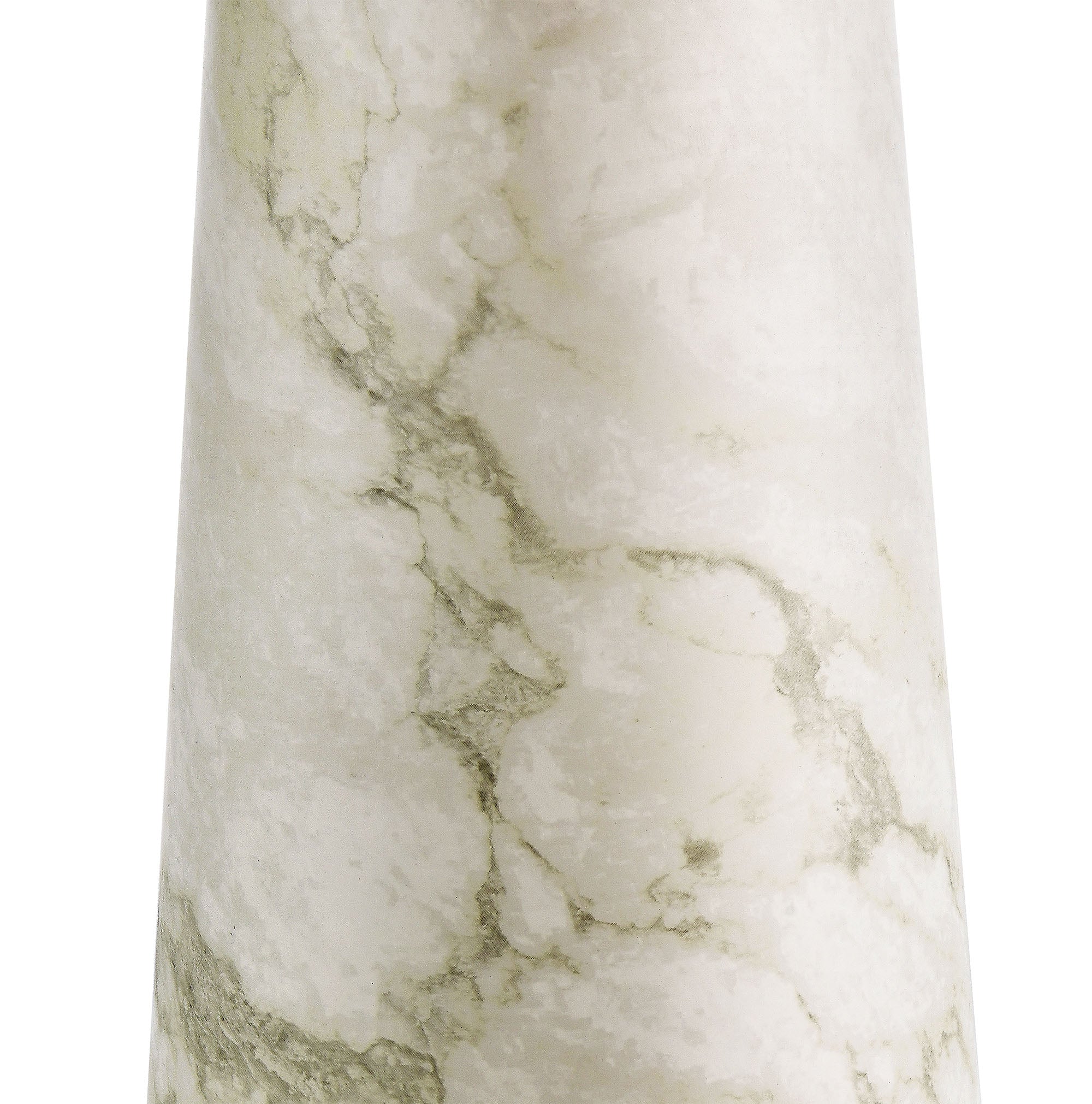 Nera Marble Table Lamp, White