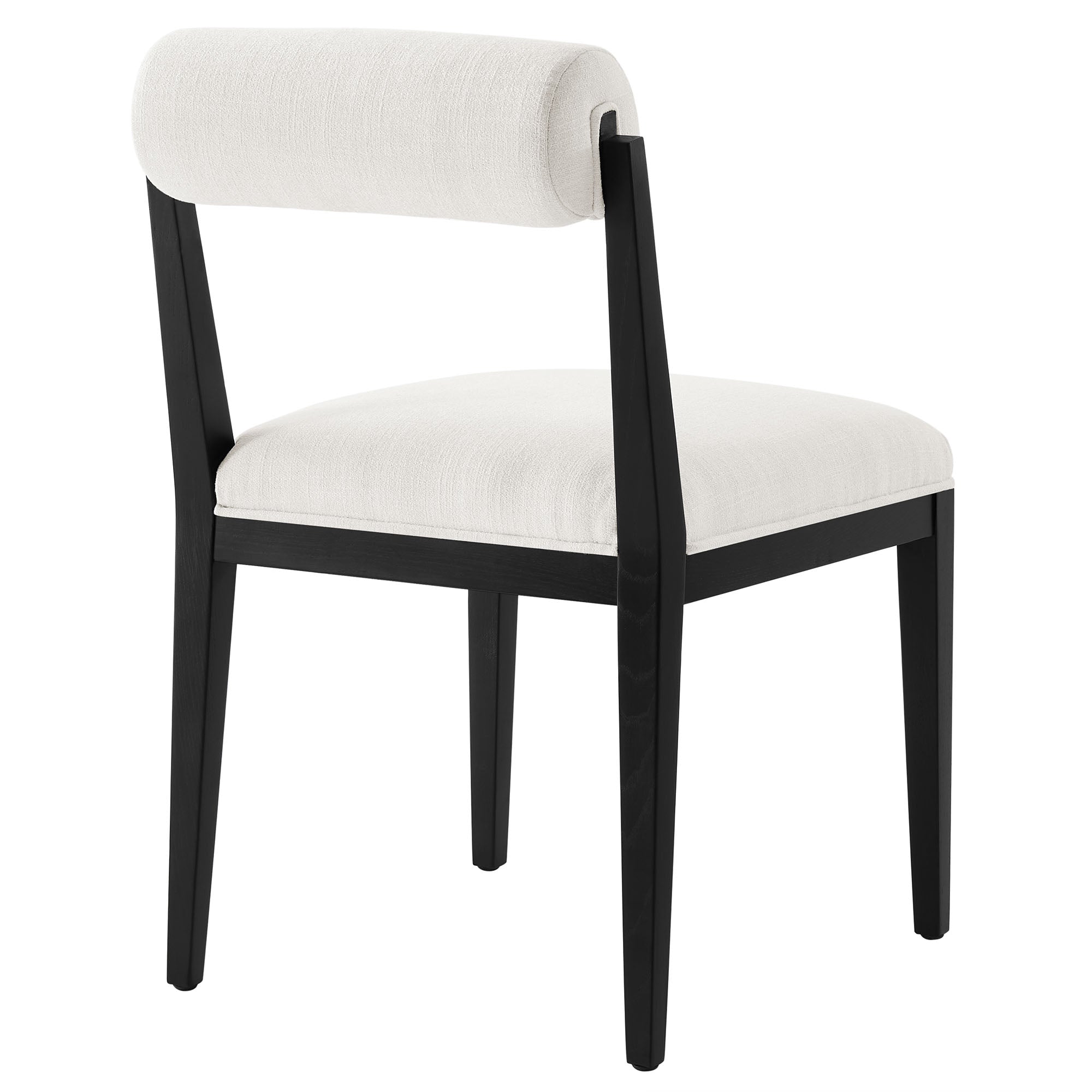 Kai Fabric Dining Chair, Salt Black