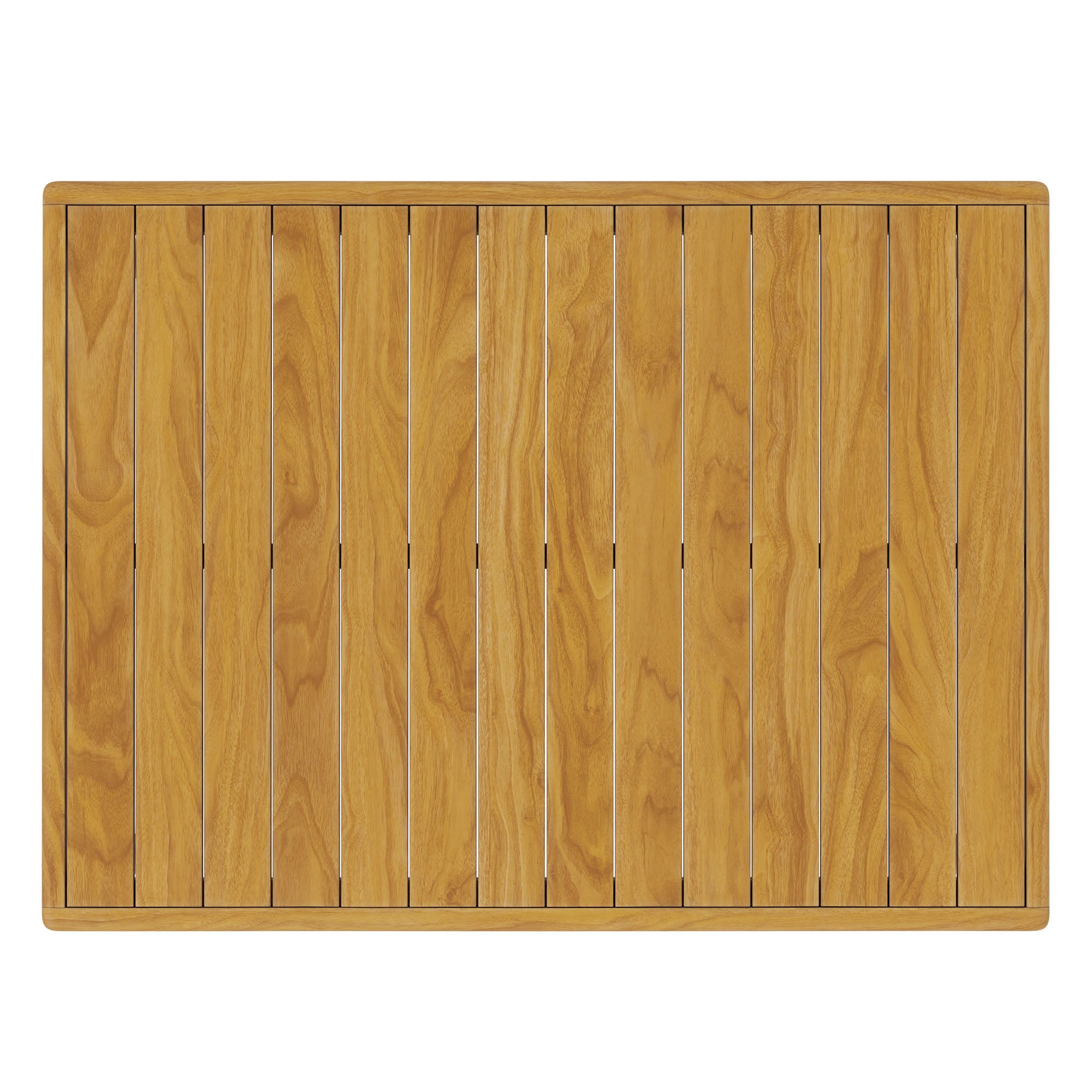 Wren Outdoor Patio Teak Wood Coffee Table, Natural
