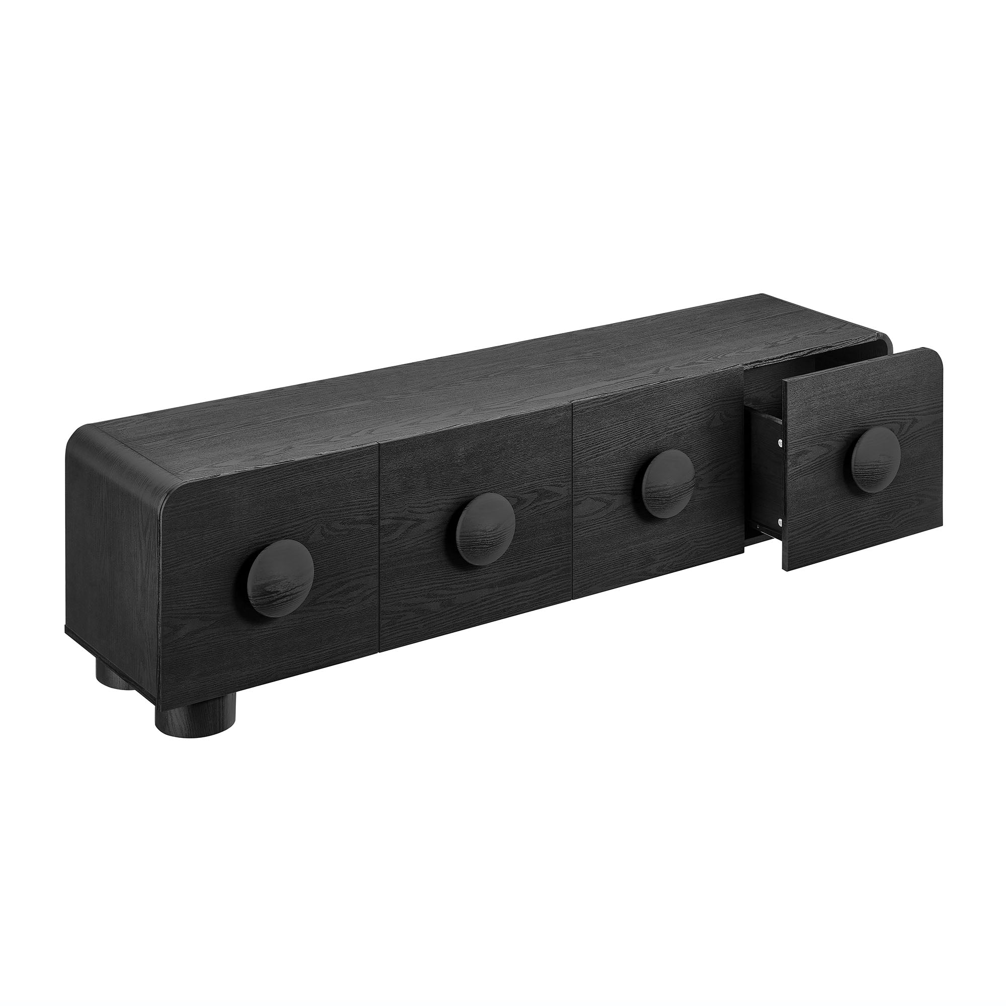Sonnet 69" Low Profile TV Stand, Black