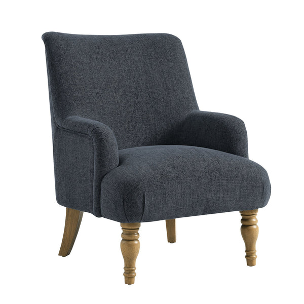 Ellington Fabric Upholstered Accent Armchair, Slate Blue