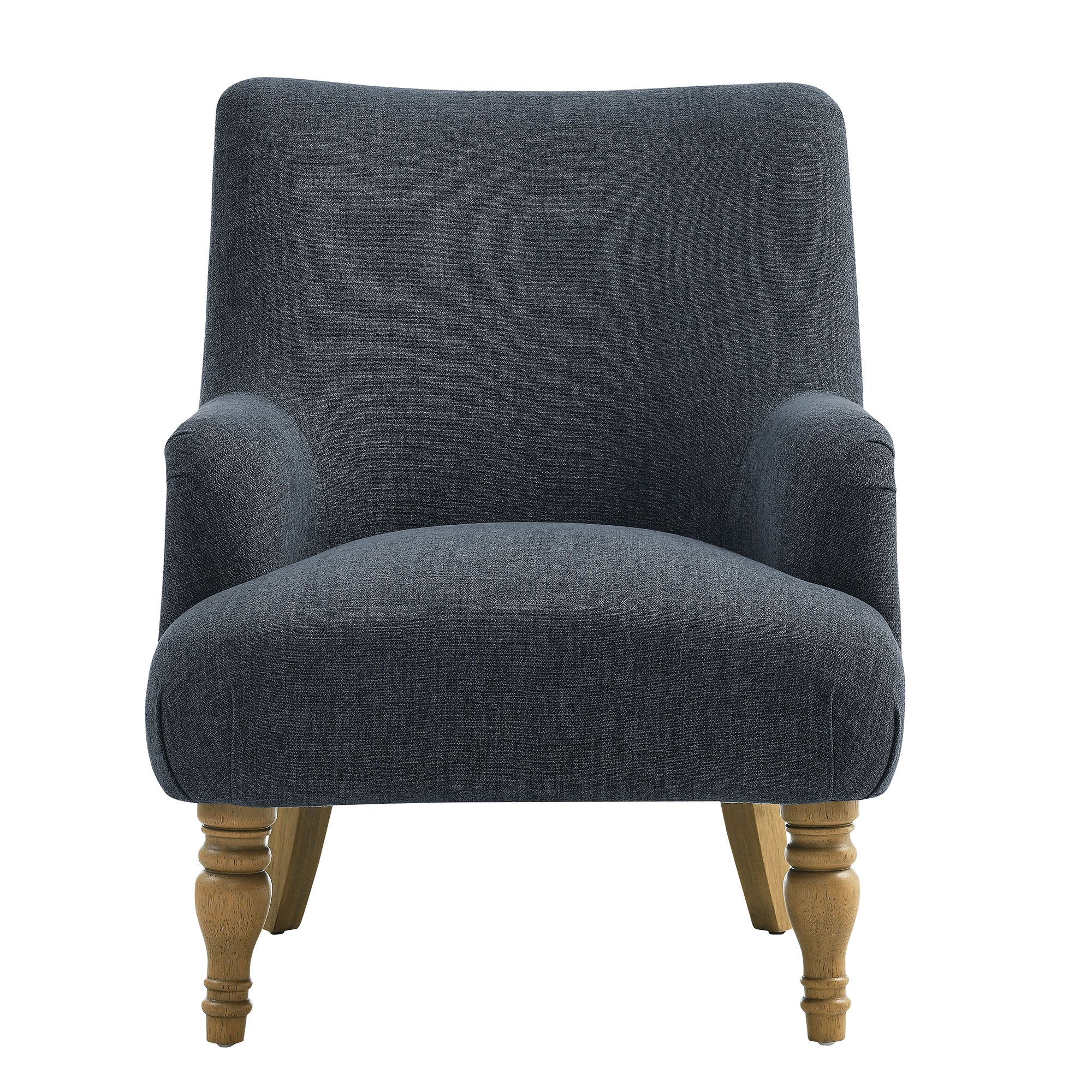 Ellington Fabric Upholstered Accent Armchair, Slate Blue