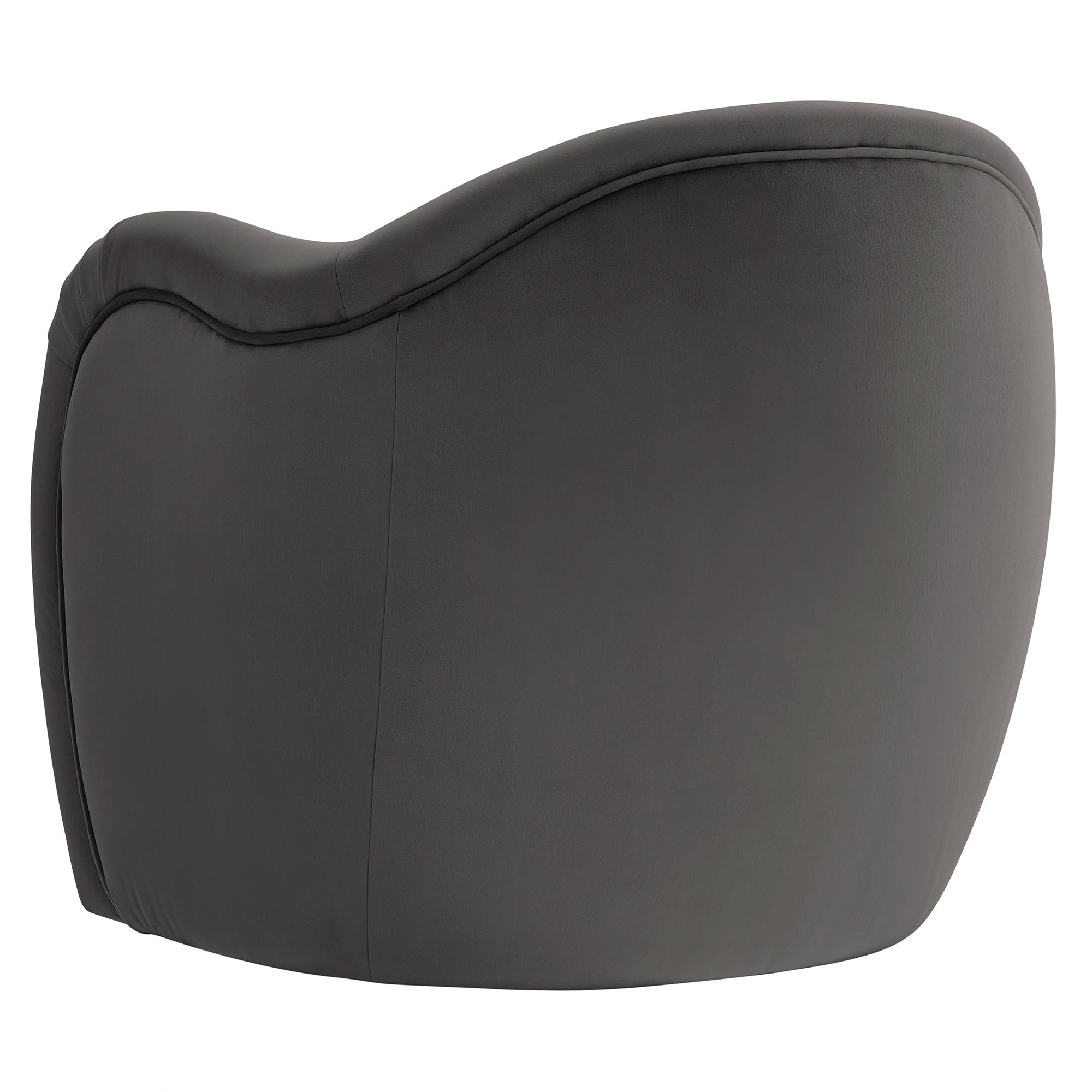 Compose Performance Velvet Accent Chair, Storm Gray