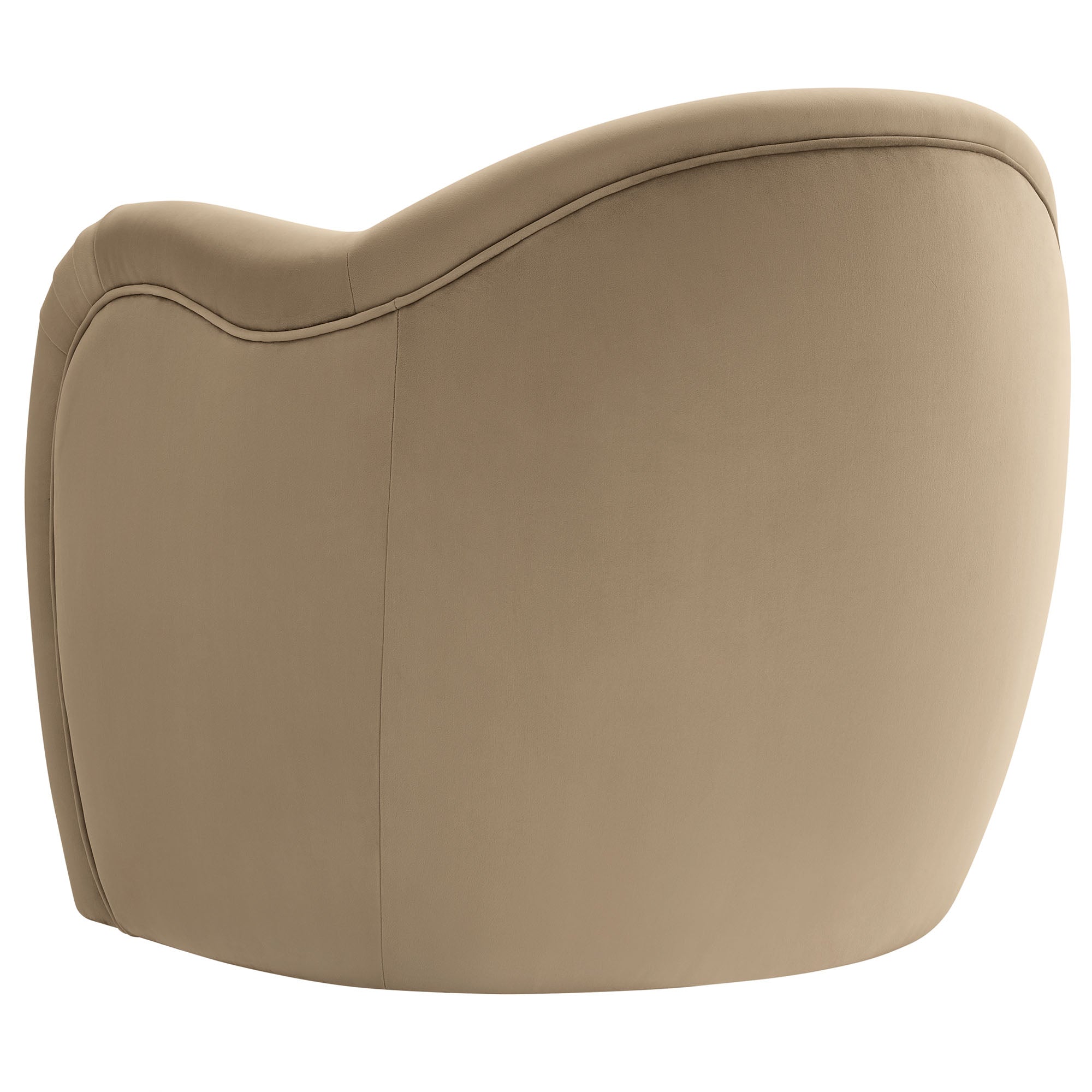 Compose Performance Velvet Accent Chair, Taupe