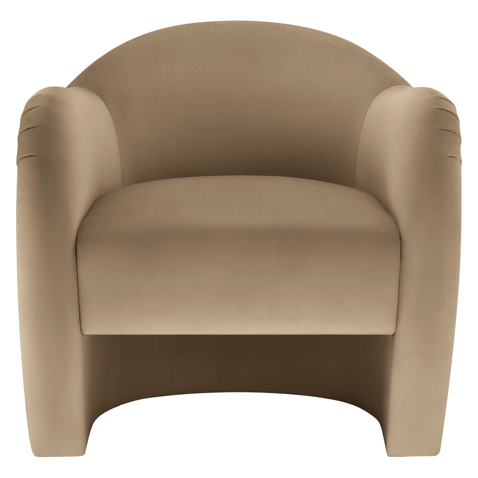 Compose Performance Velvet Accent Chair, Taupe